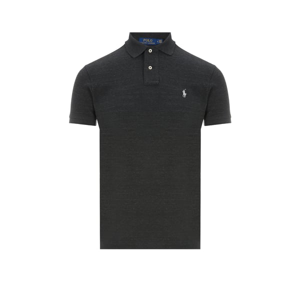 Polo droit en piqué de coton