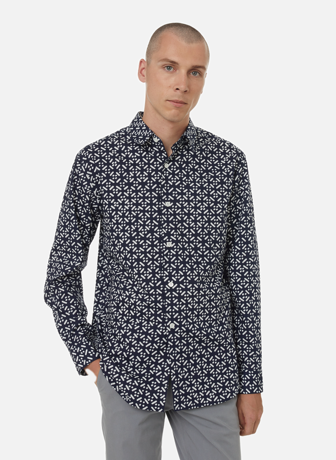 AGNÈS B patterned cotton poplin shirt