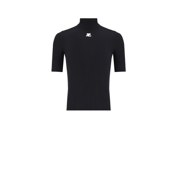 Pull en maille en polyester mélangé