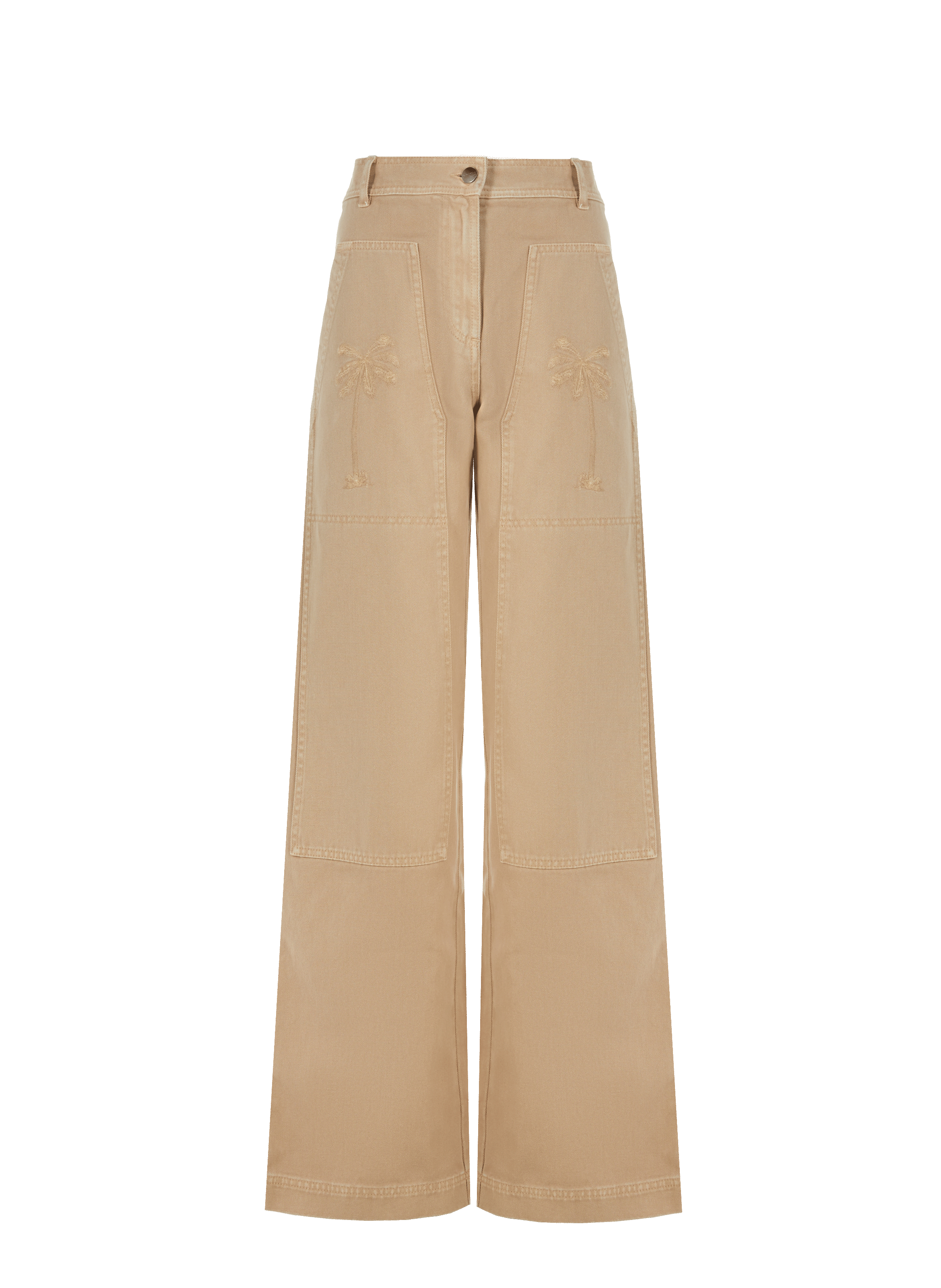PALM ANGELS Bull Cargo trousers  Beige