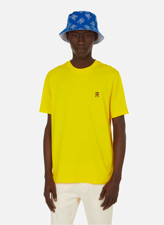 Yellow hilfiger top t shirt