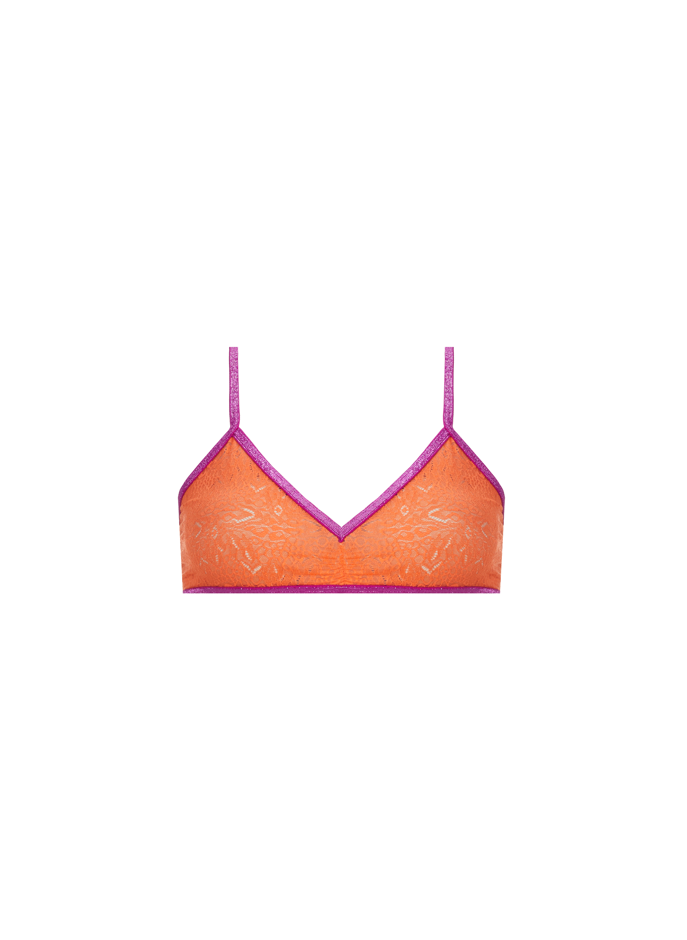 Soutien-gorge dentelle  LA NOUVELLE Orange