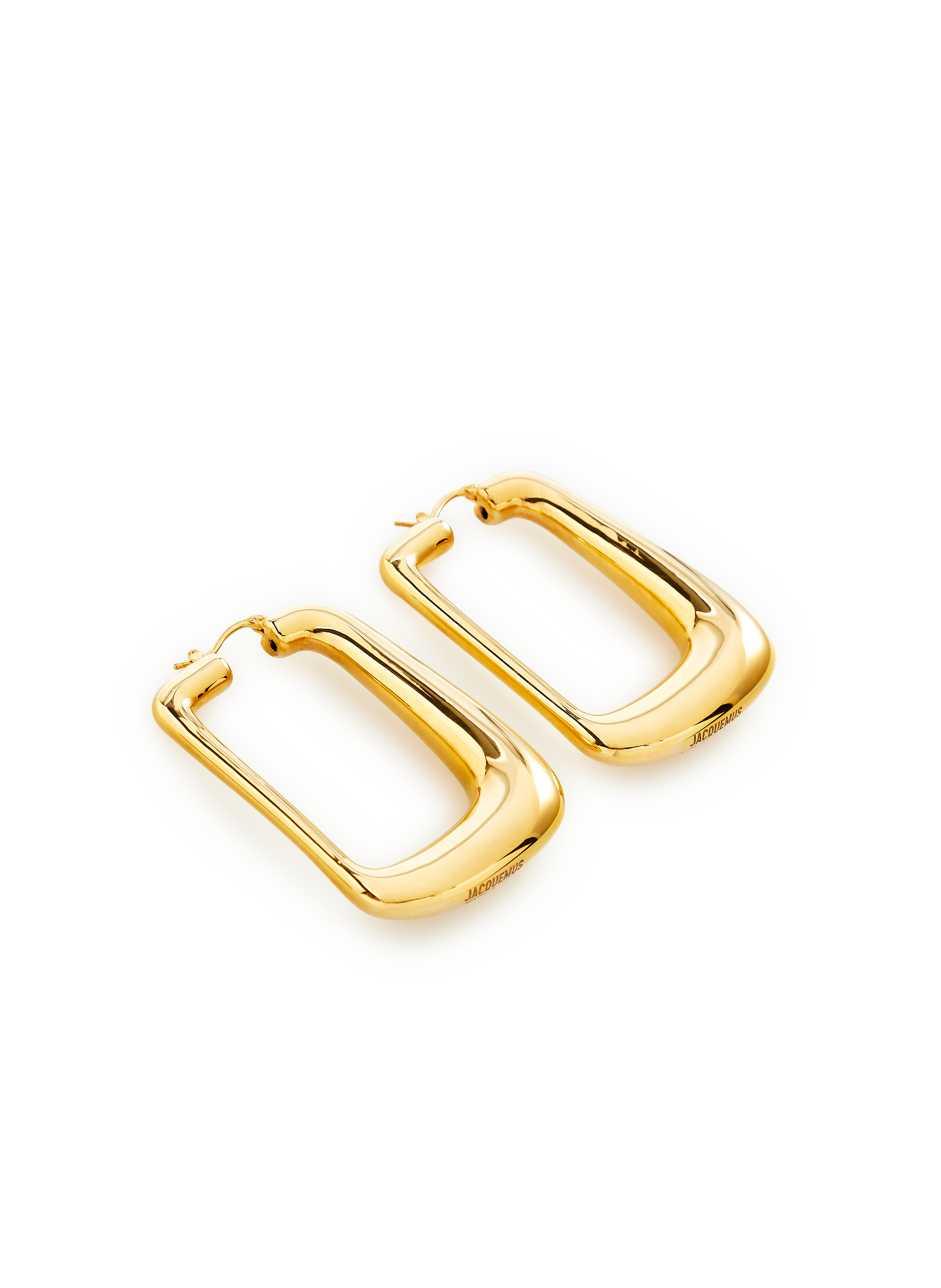 Les Boucles Ovalo earrings  JACQUEMUS Golden