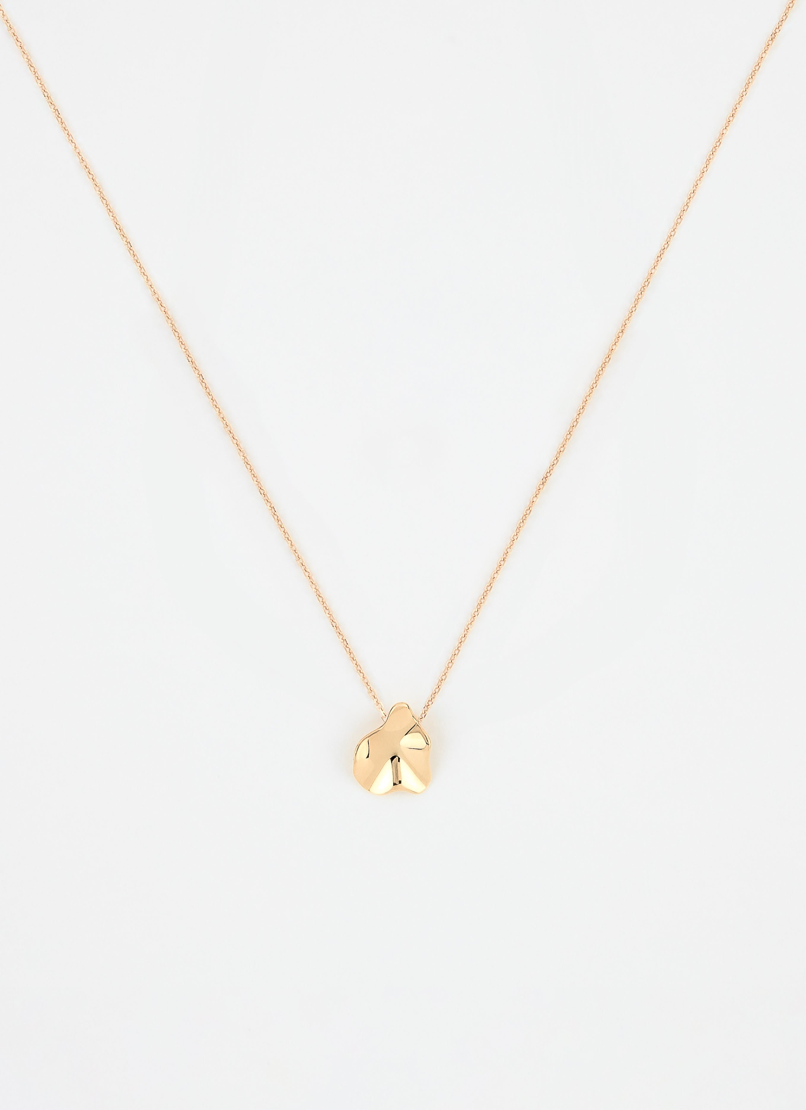 Collier hermine argent 925 plaqué or ANNA SOTTILOTTA Doré