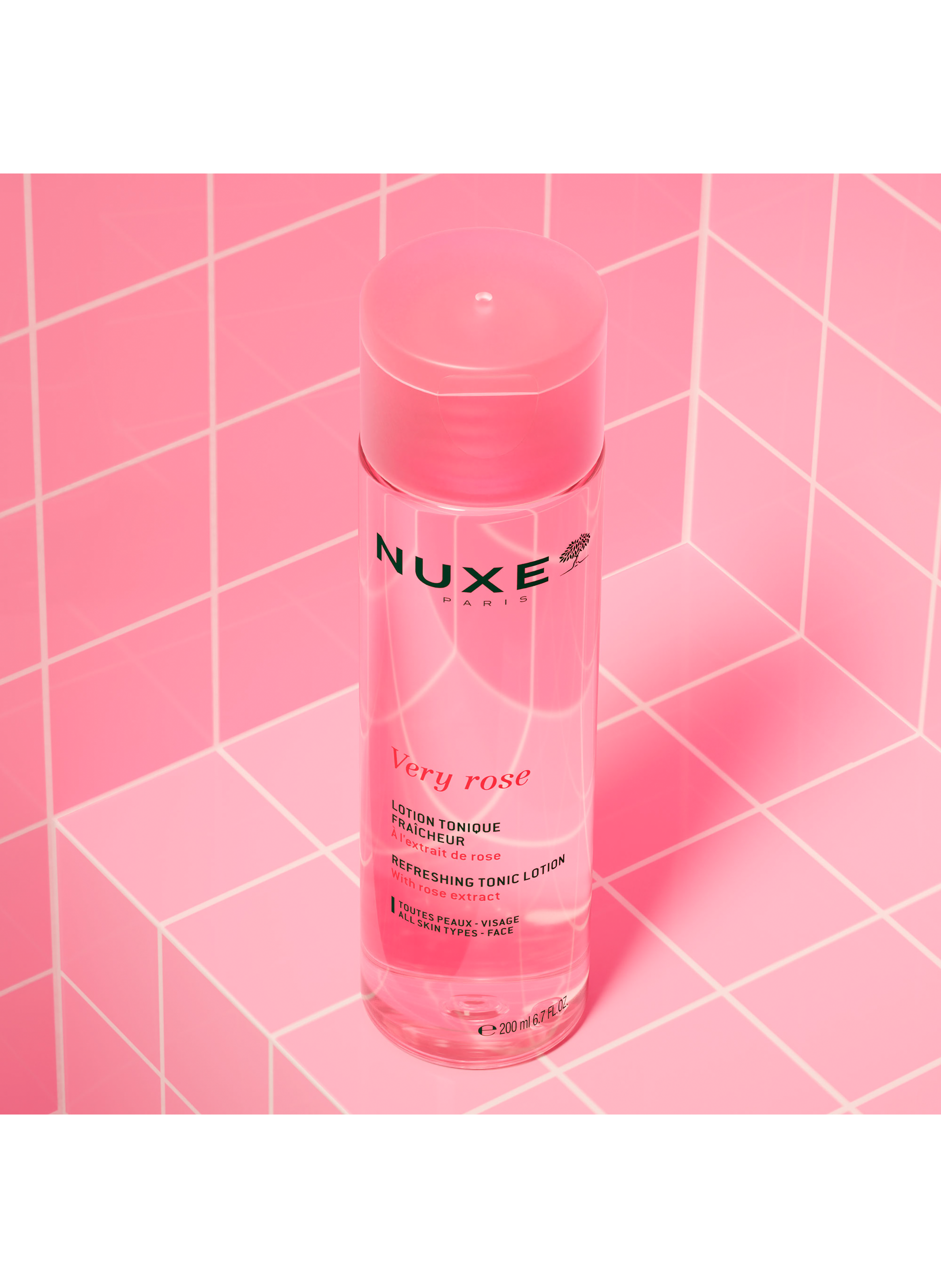 Very Rose Fresh Toning Lotion NUXE No color
