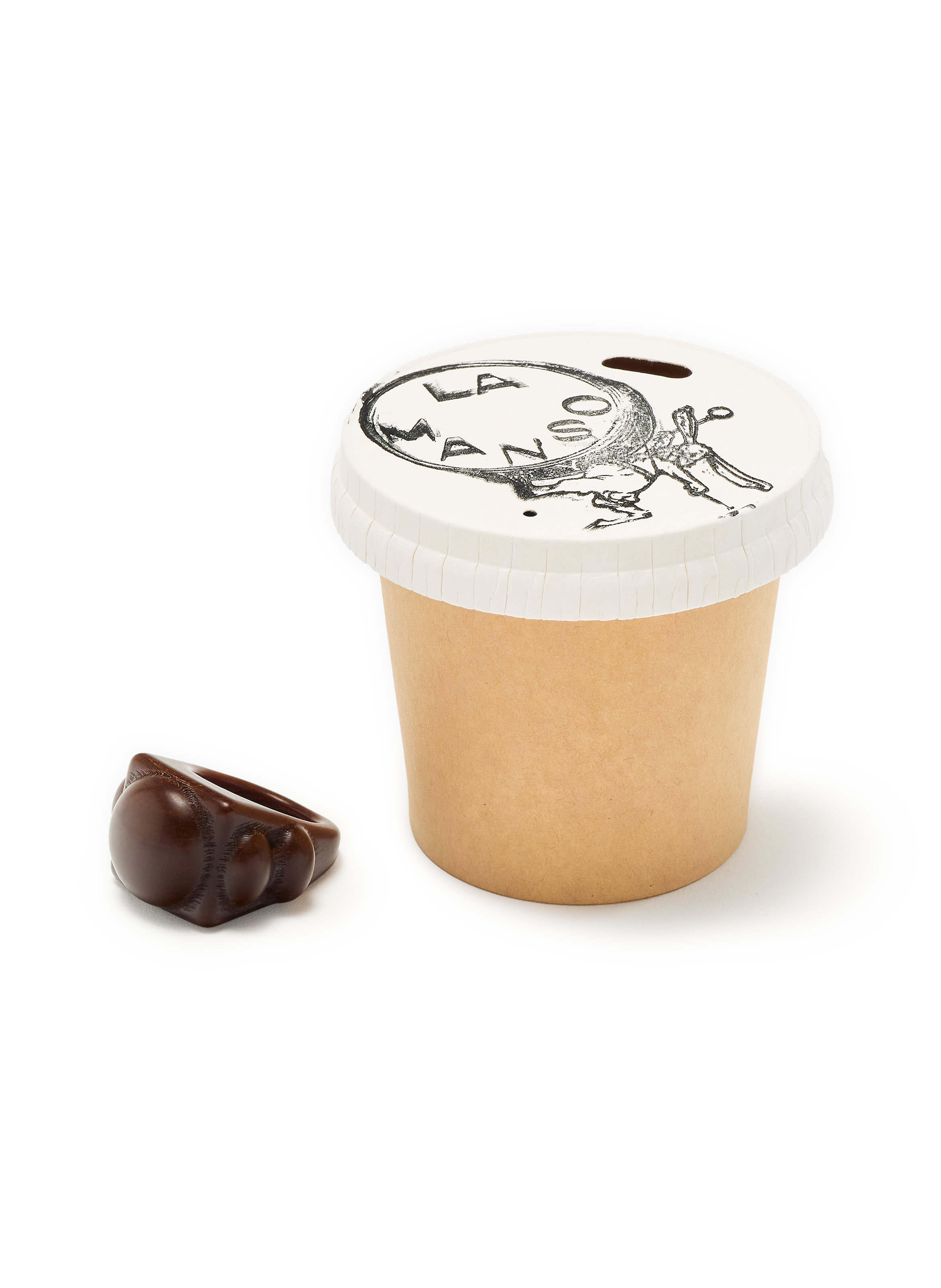 Bague All in one cafe LA MANSO Marron