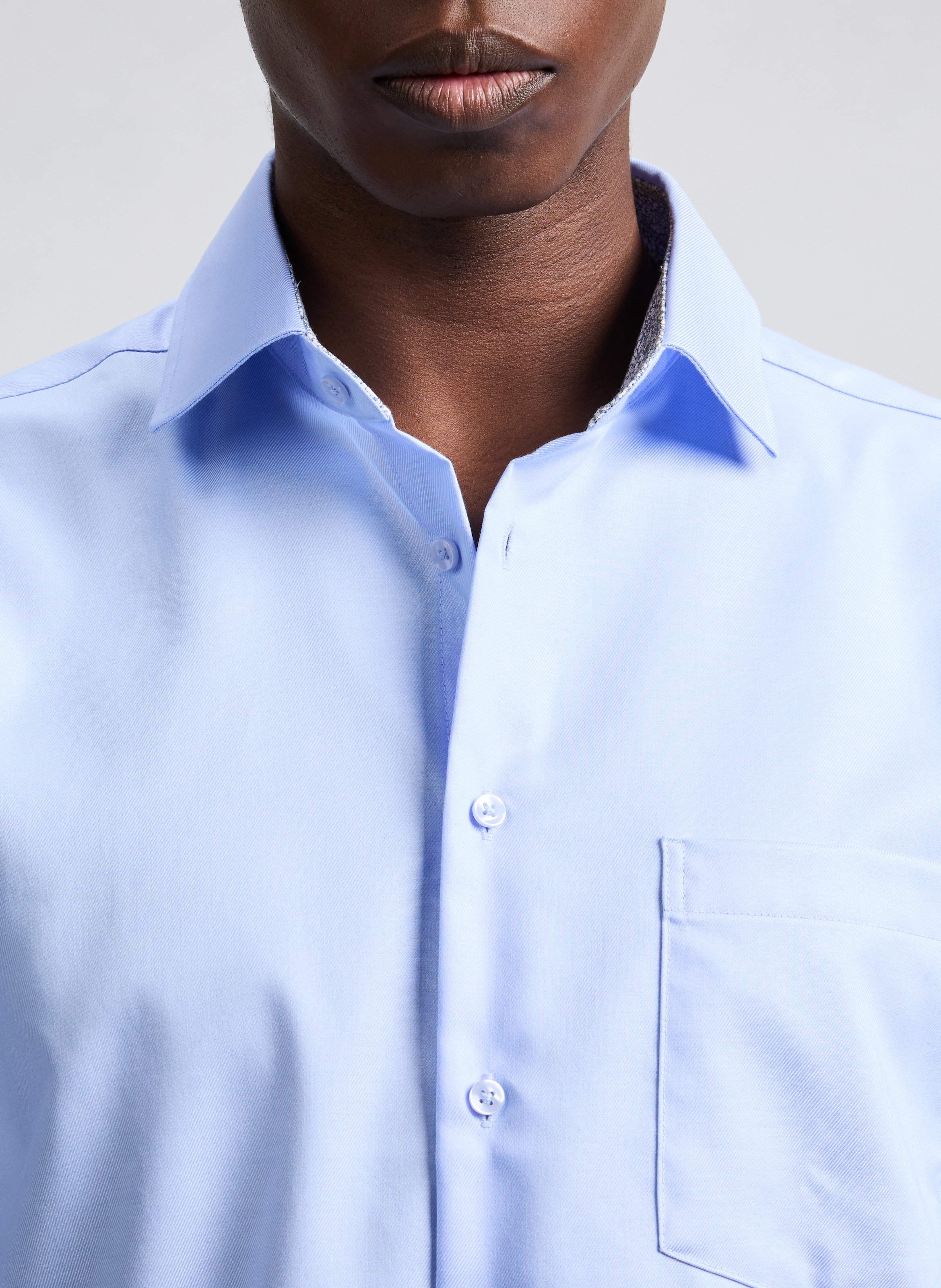 Linen shirt SEIDENSTICKER Blue