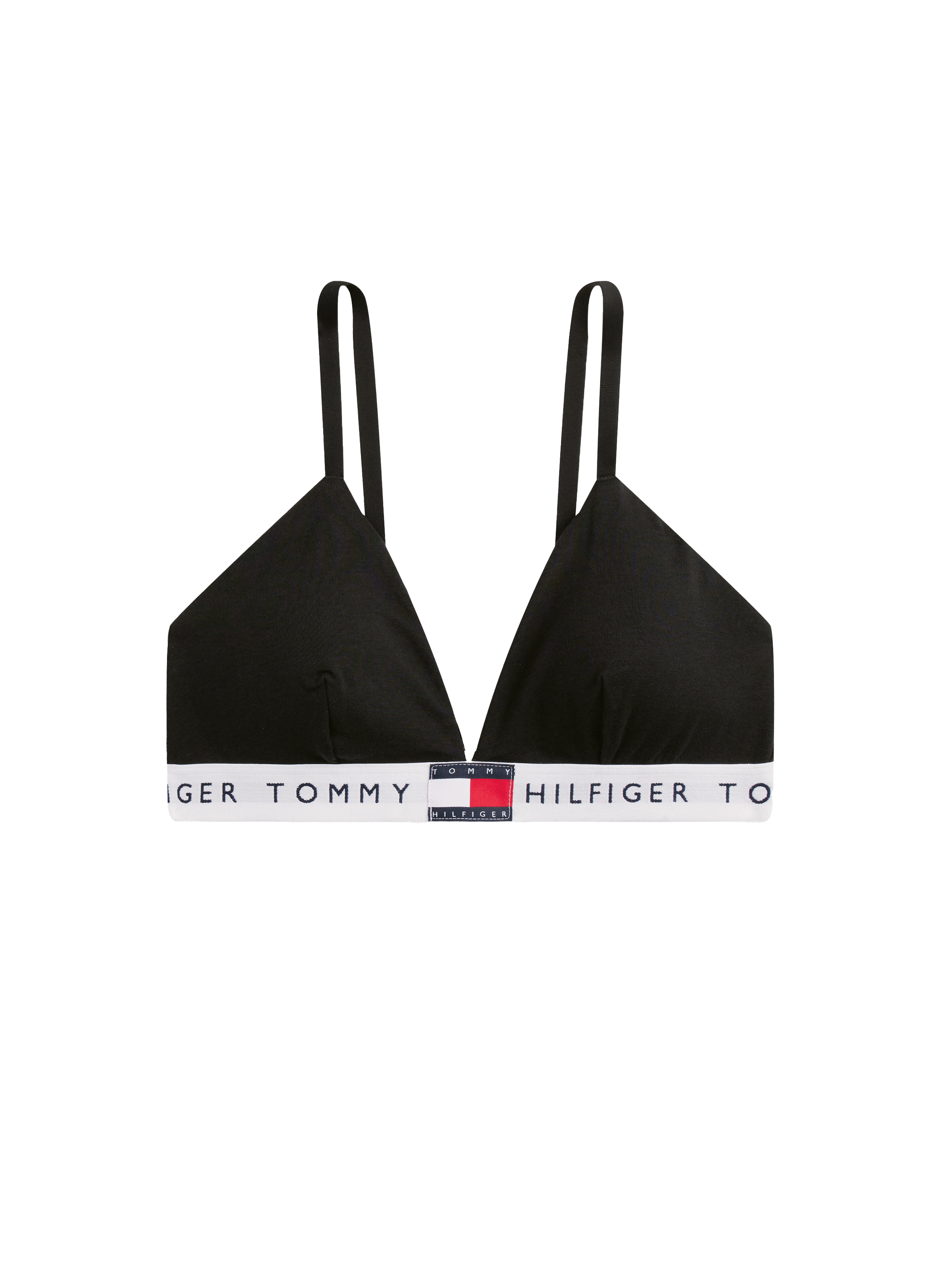 Soutien-gorge triangle en coton TOMMY HILFIGER Noir