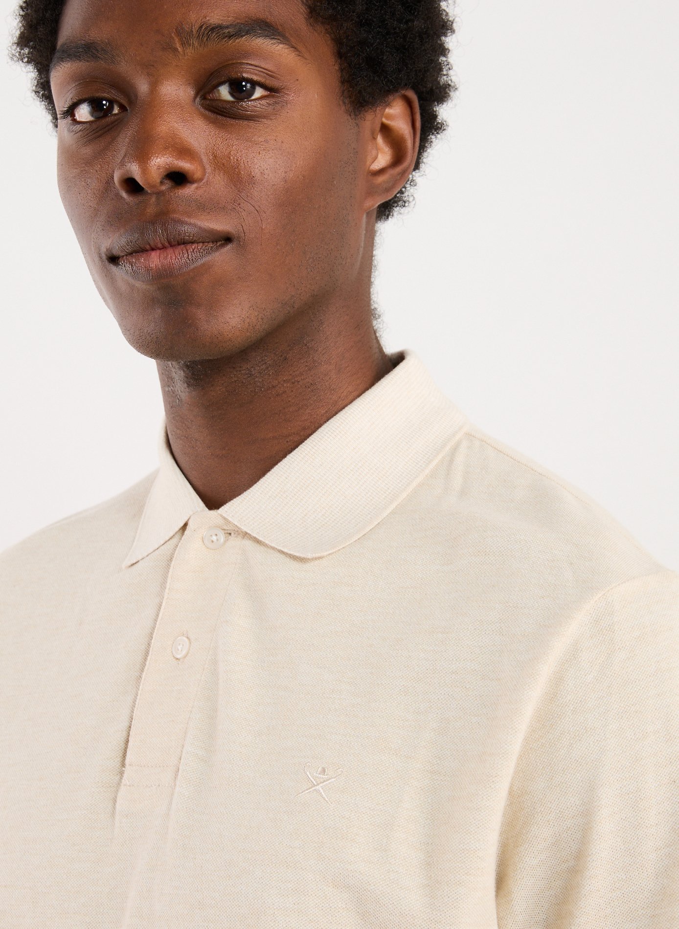 Polo en coton  HACKETT Beige