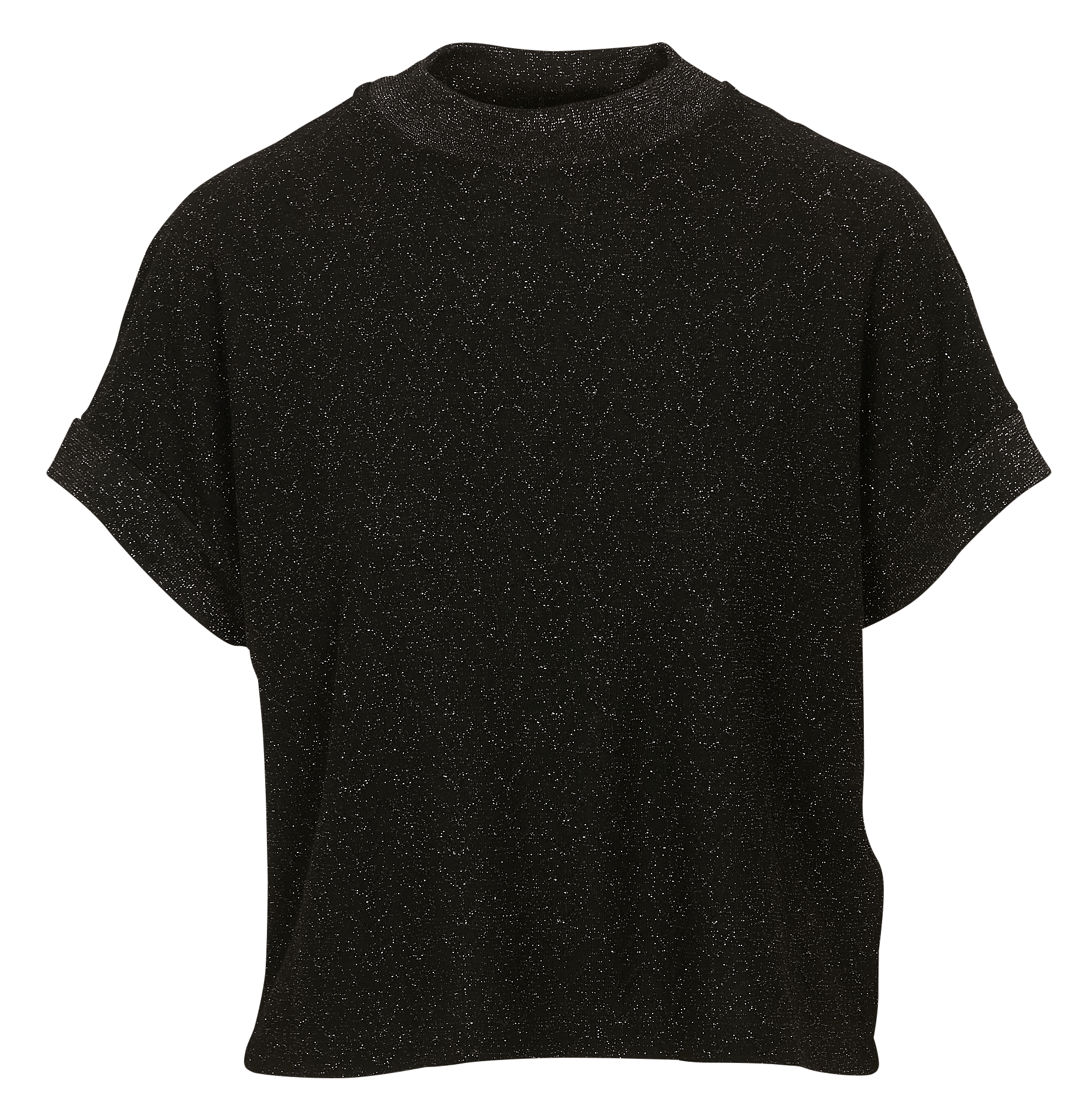 Top droit en maille IKKS Noir