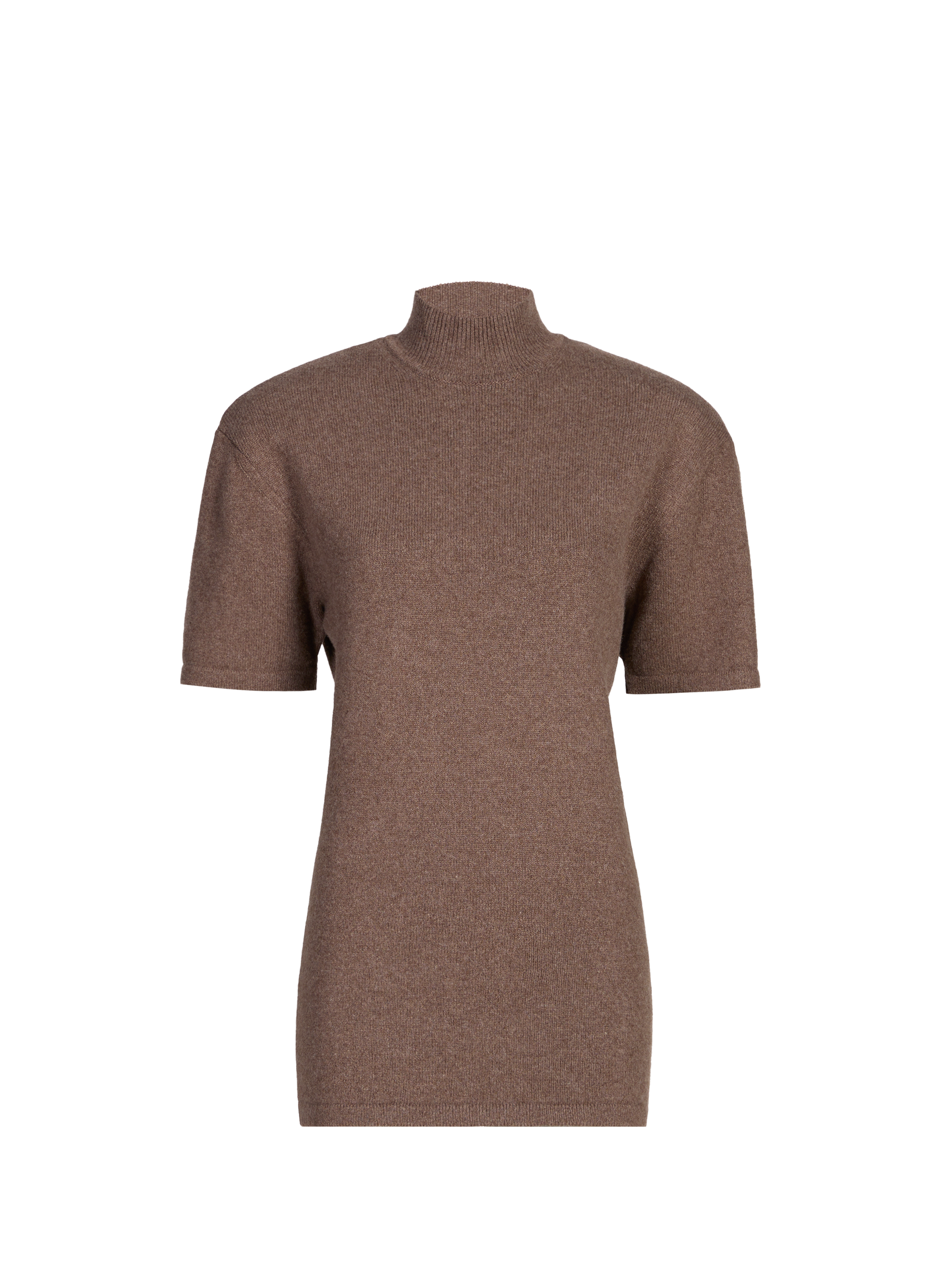 Pull sans manches en laine mélangé JACQUEMUS Marron