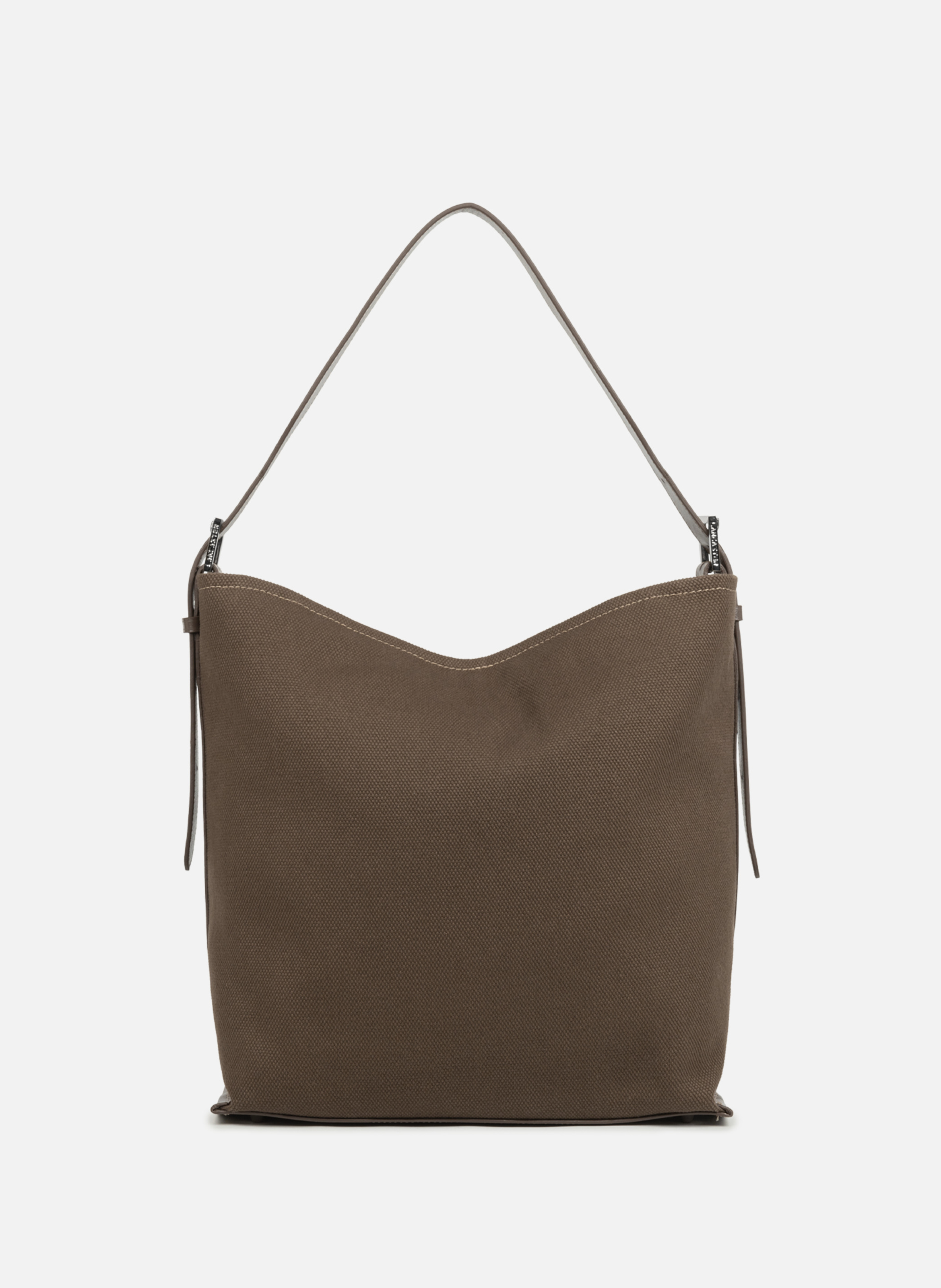 Grand sac seau - canvas kba LANCASTER Marron