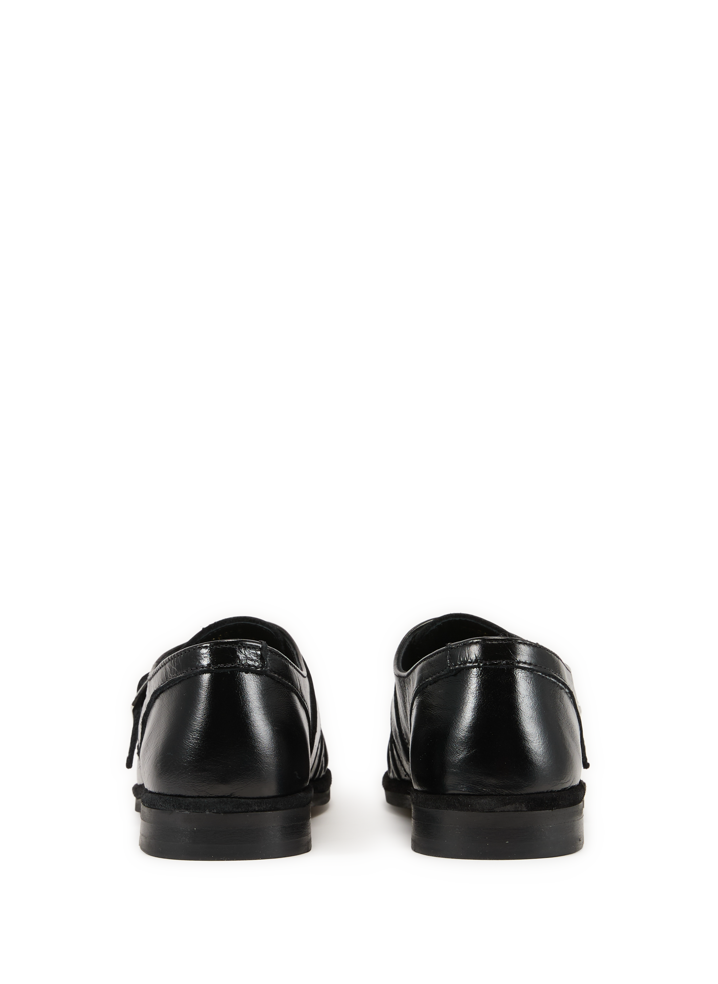 Mocassins Brandy en cuir froissé ALOHAS Noir