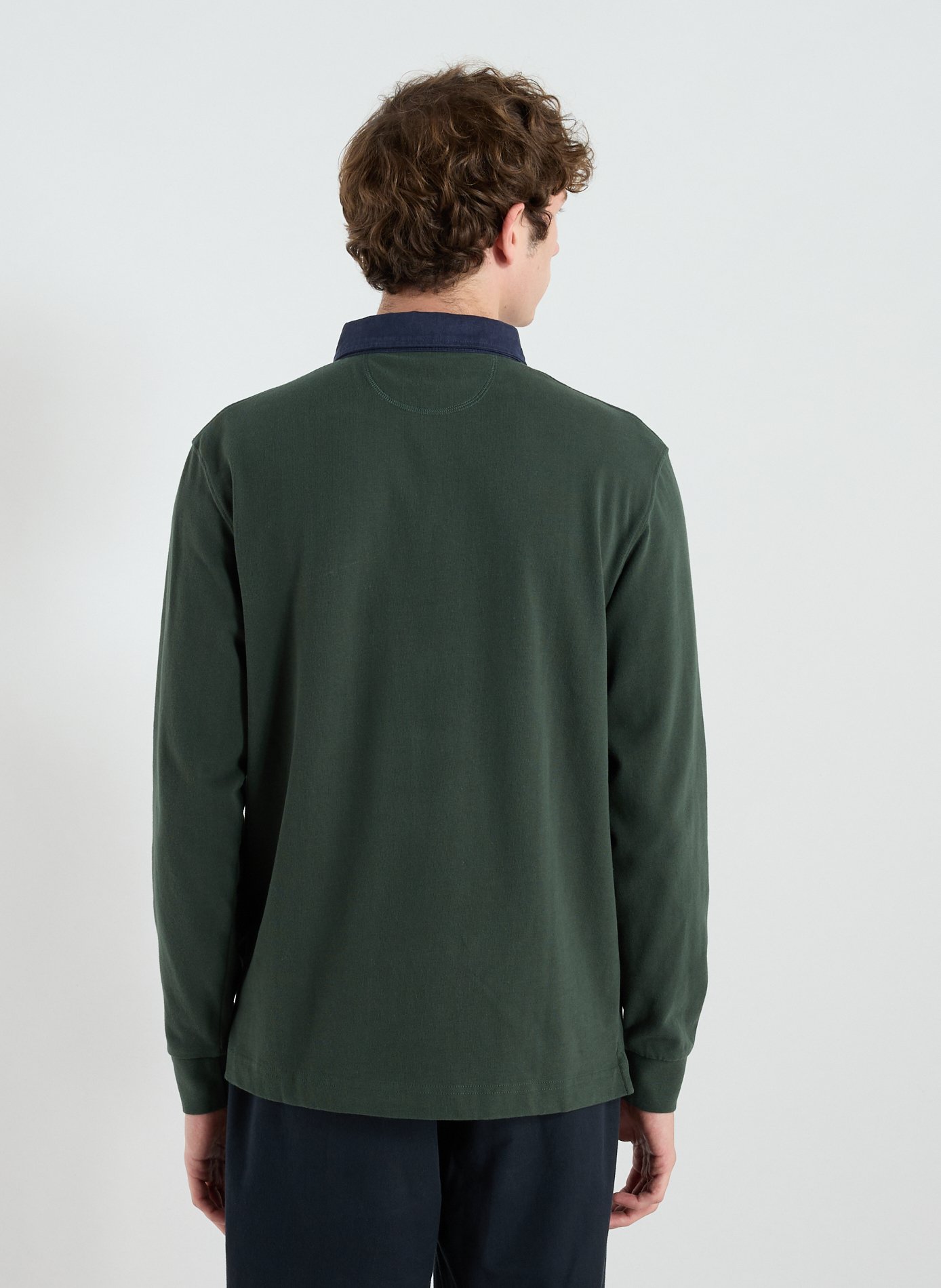 Polo à manches longues en coton LA MARTINA Vert