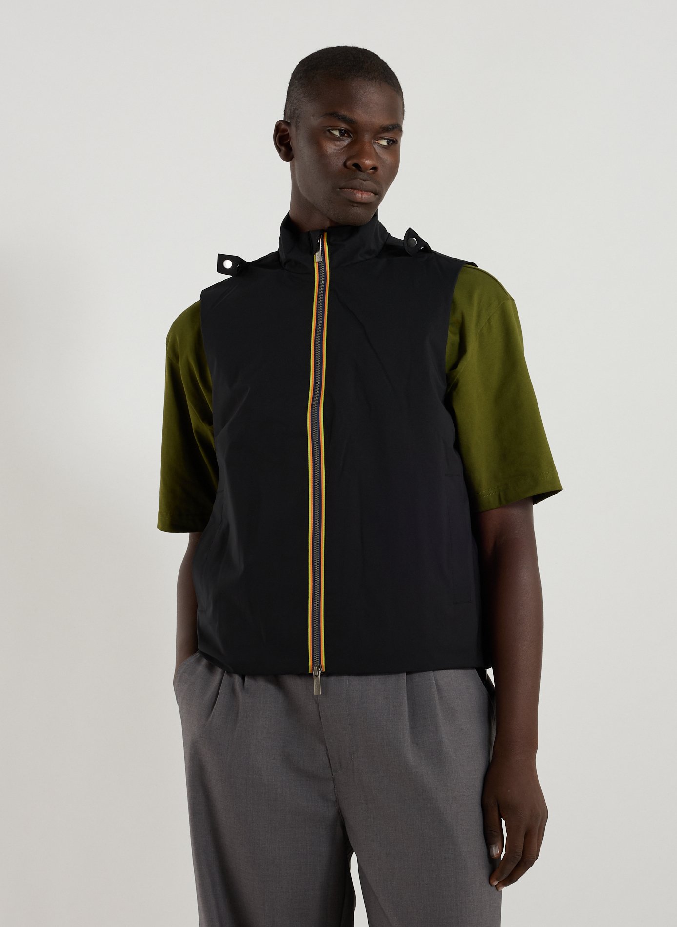 Mid-length Poirol parka K-WAY Grey