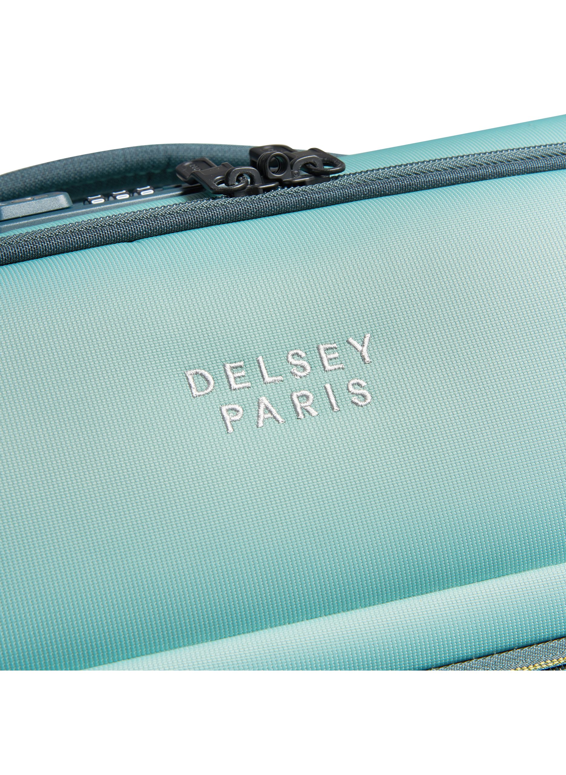 Valise cabine souple taille s - brochant 3 DELSEY PARIS Vert