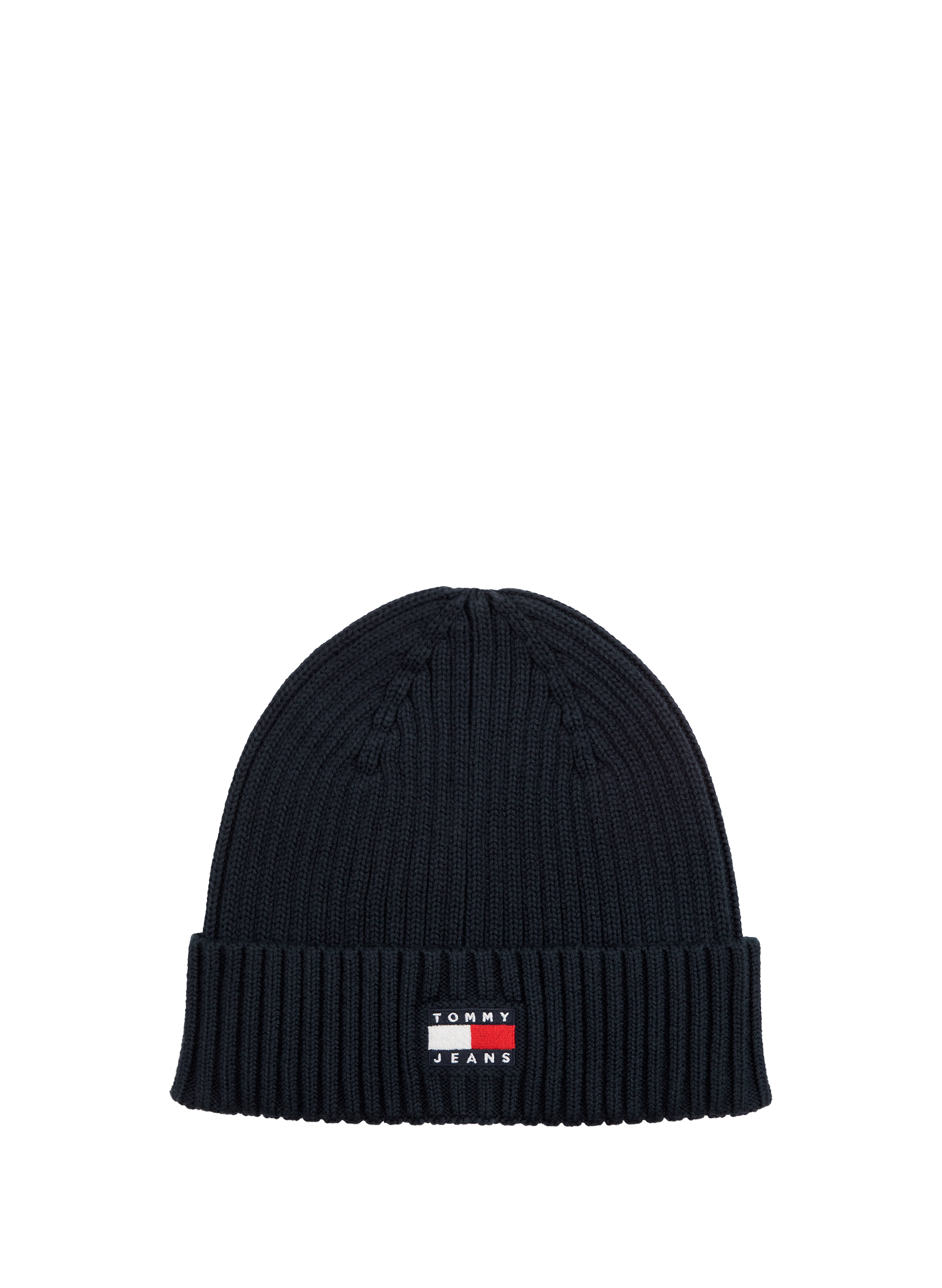 Heritage Ribbed Logo Beanie TOMMY HILFIGER Blue