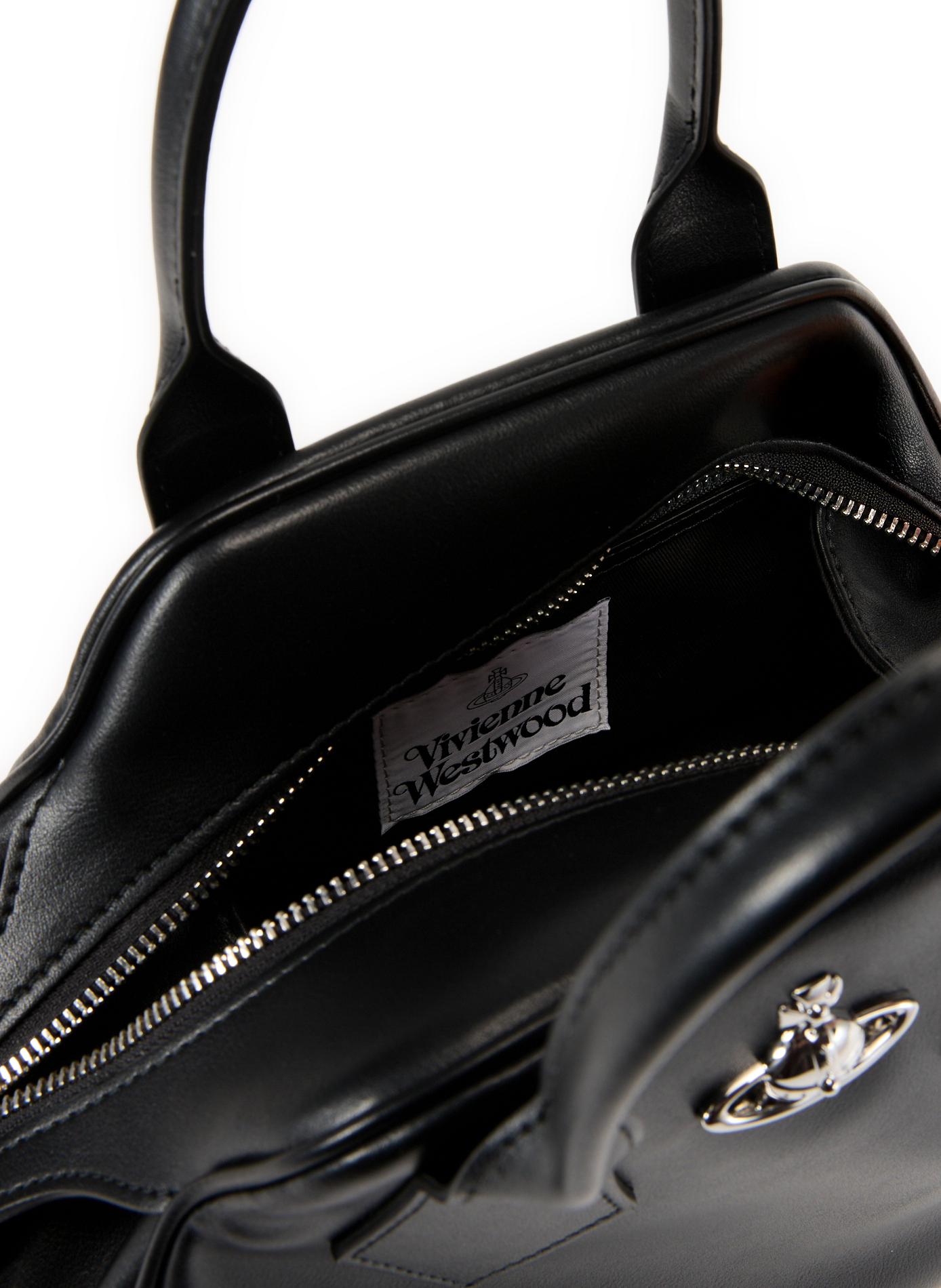 Zippered handbag VIVIENNE WESTWOOD Black