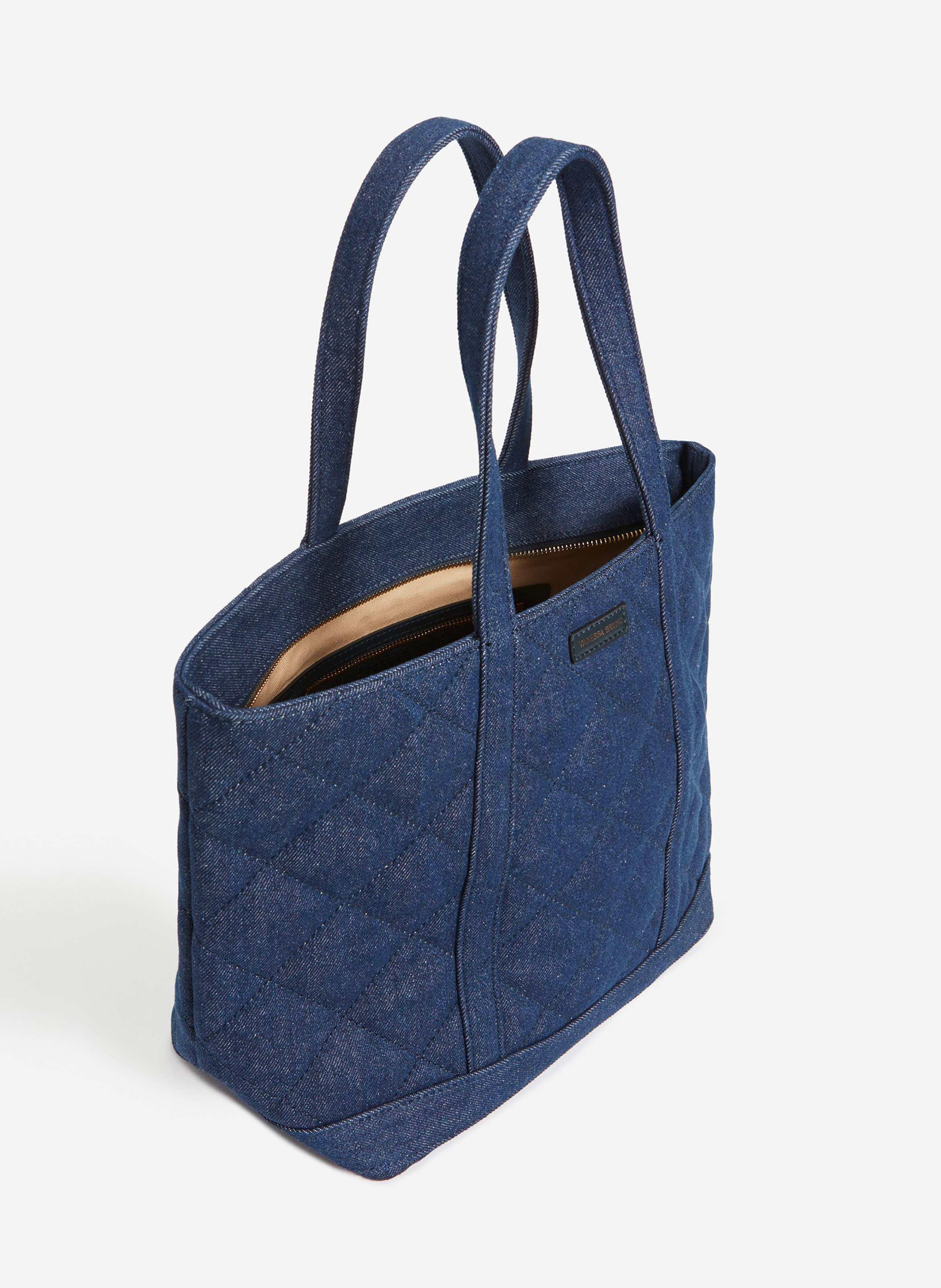 Cabas m en coton matelassé VANESSA BRUNO Bleu