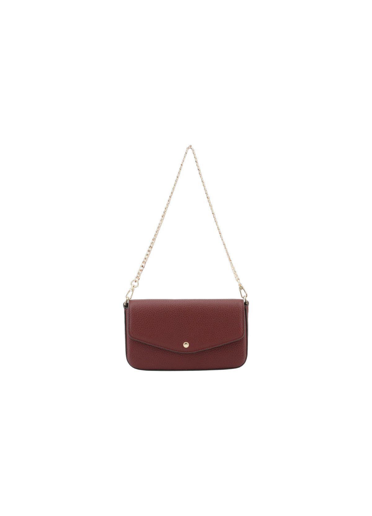 Club | sac pochette marron  Bordeaux