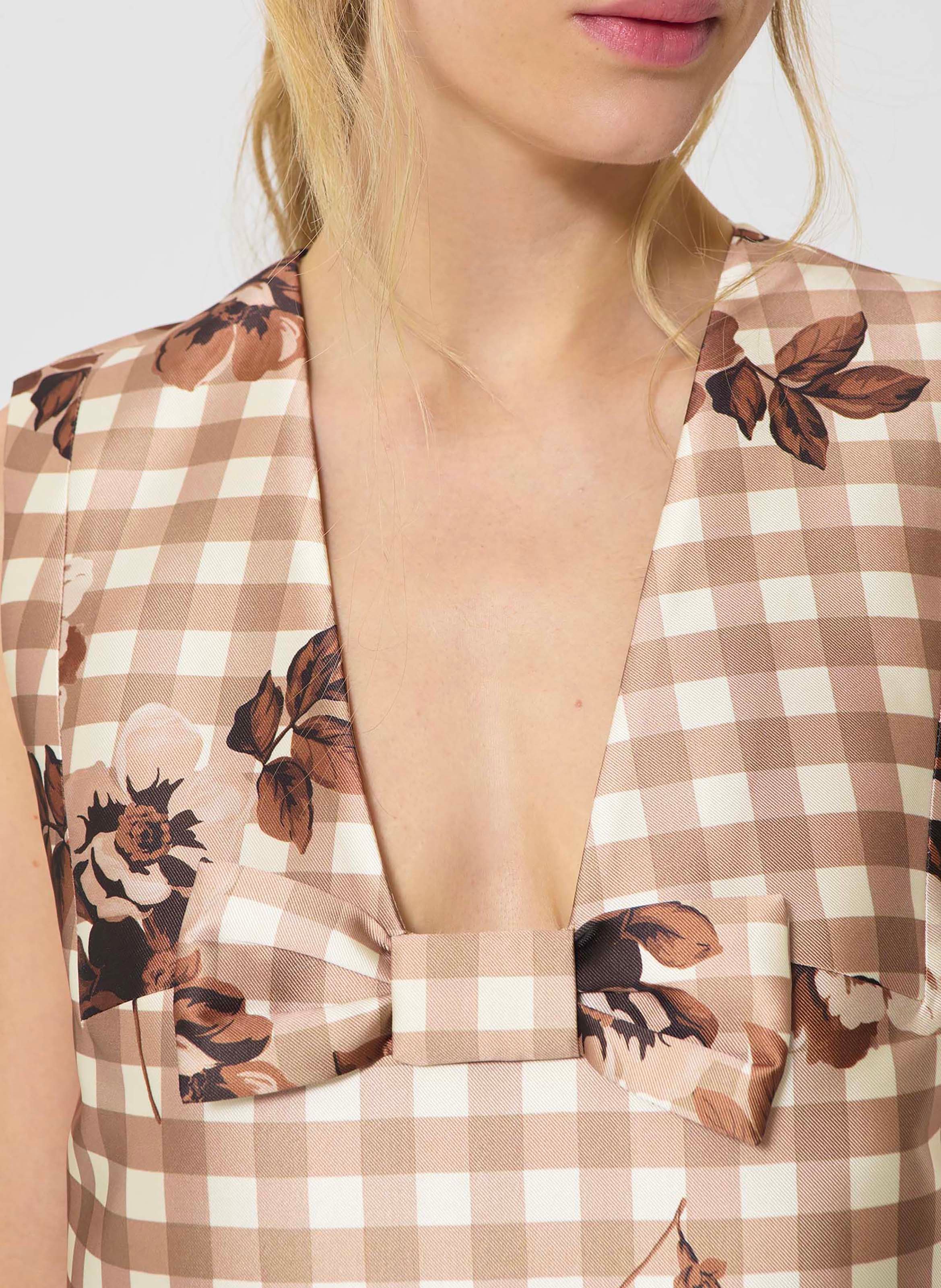 Robe rusane TARA JARMON Beige