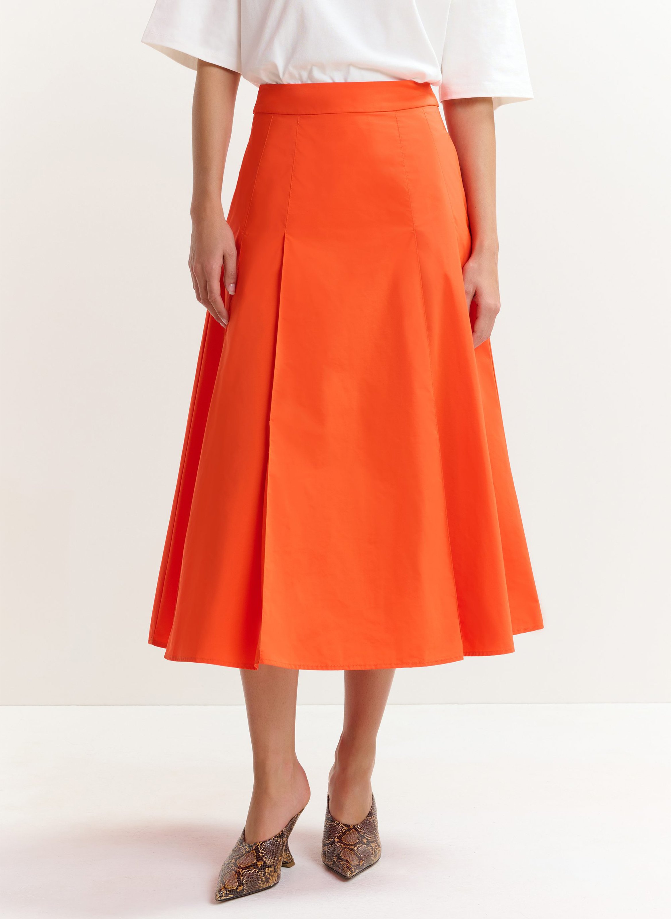 Jupe midi trapèze jaelyn ESSENTIEL ANTWERP Violet