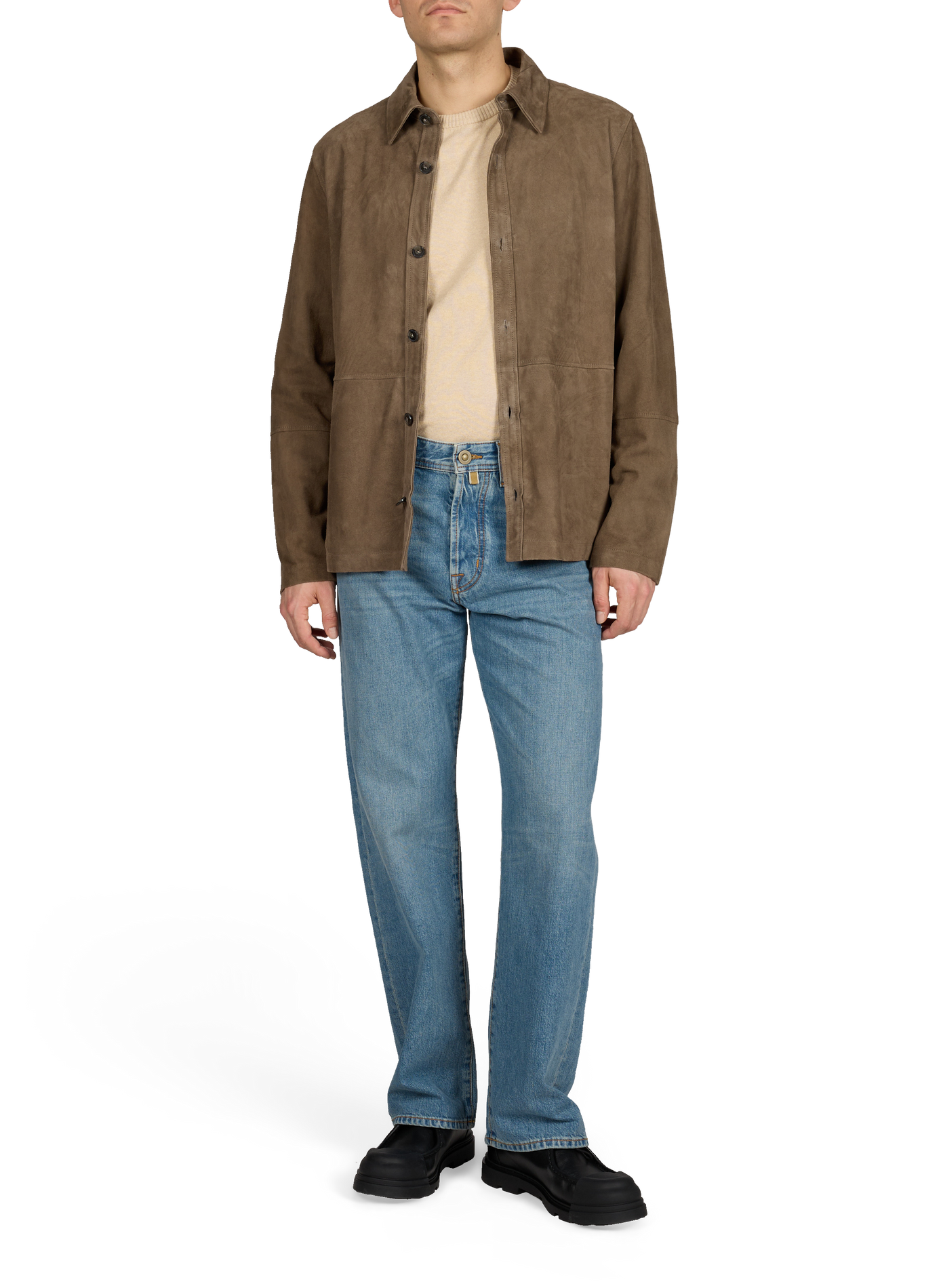 Straight cotton jeans JACOB COHEN Blue