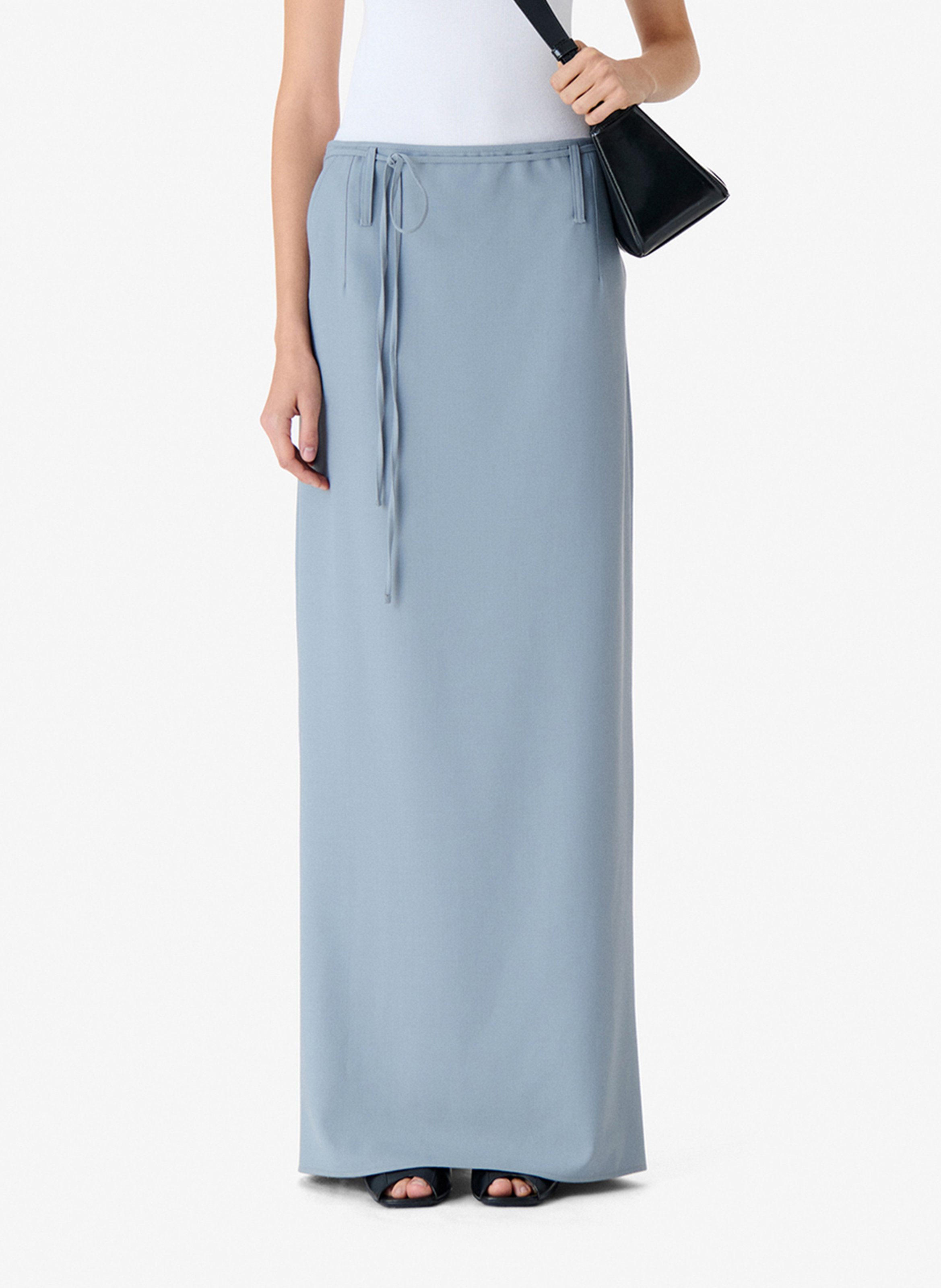 Jupe longue arline IRO Gris