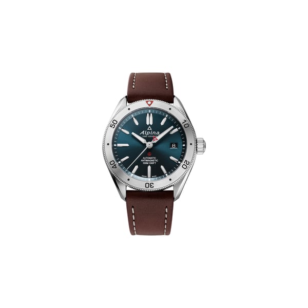 Montre automatique Alpiner 4 Automatic en cuir de veau Montre automatique Alpiner 4 Automatic en cuir de veau
