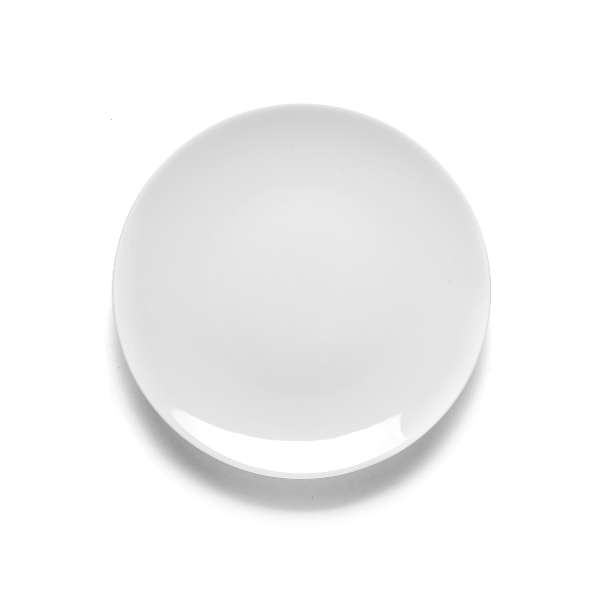 Hermine - assiette dessert 21 cm (lot de 6) MEDARD DE NOBLAT Blanc