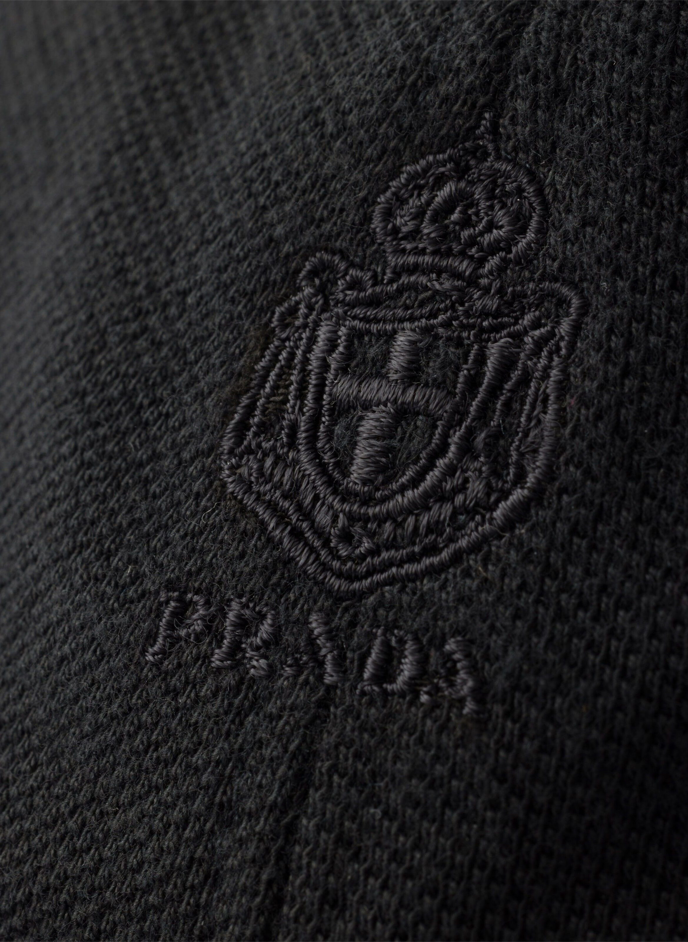 Casquette de baseball en piqué vieilli PRADA Noir