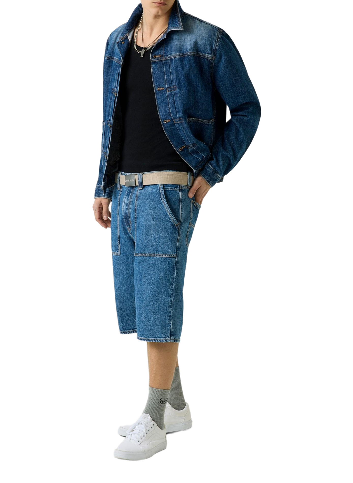 Denim Jacket GUESS Blue