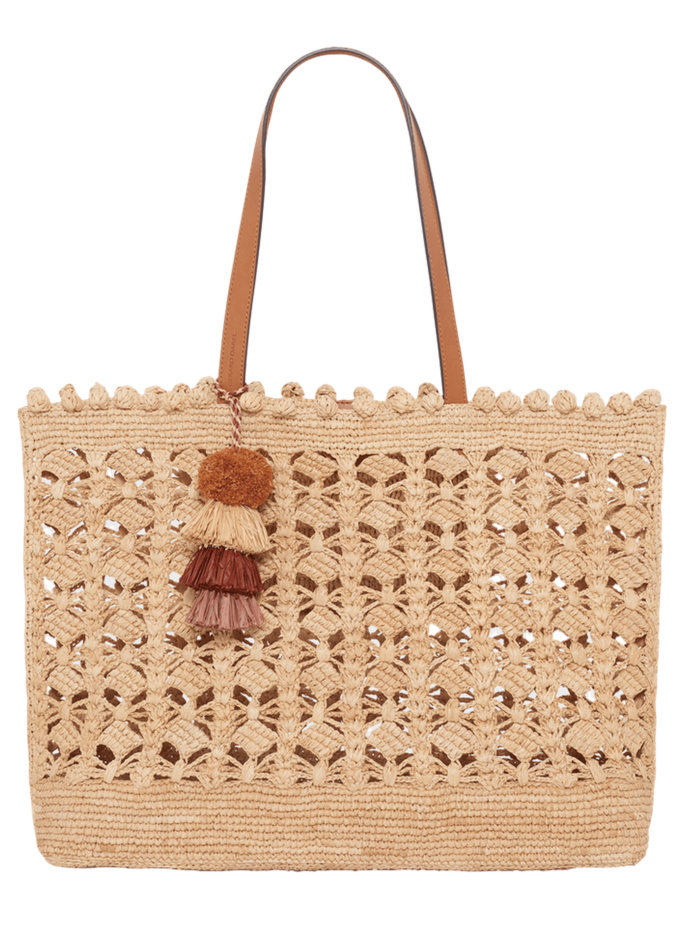 Sac en raphia - sandra GERARD DAREL Beige