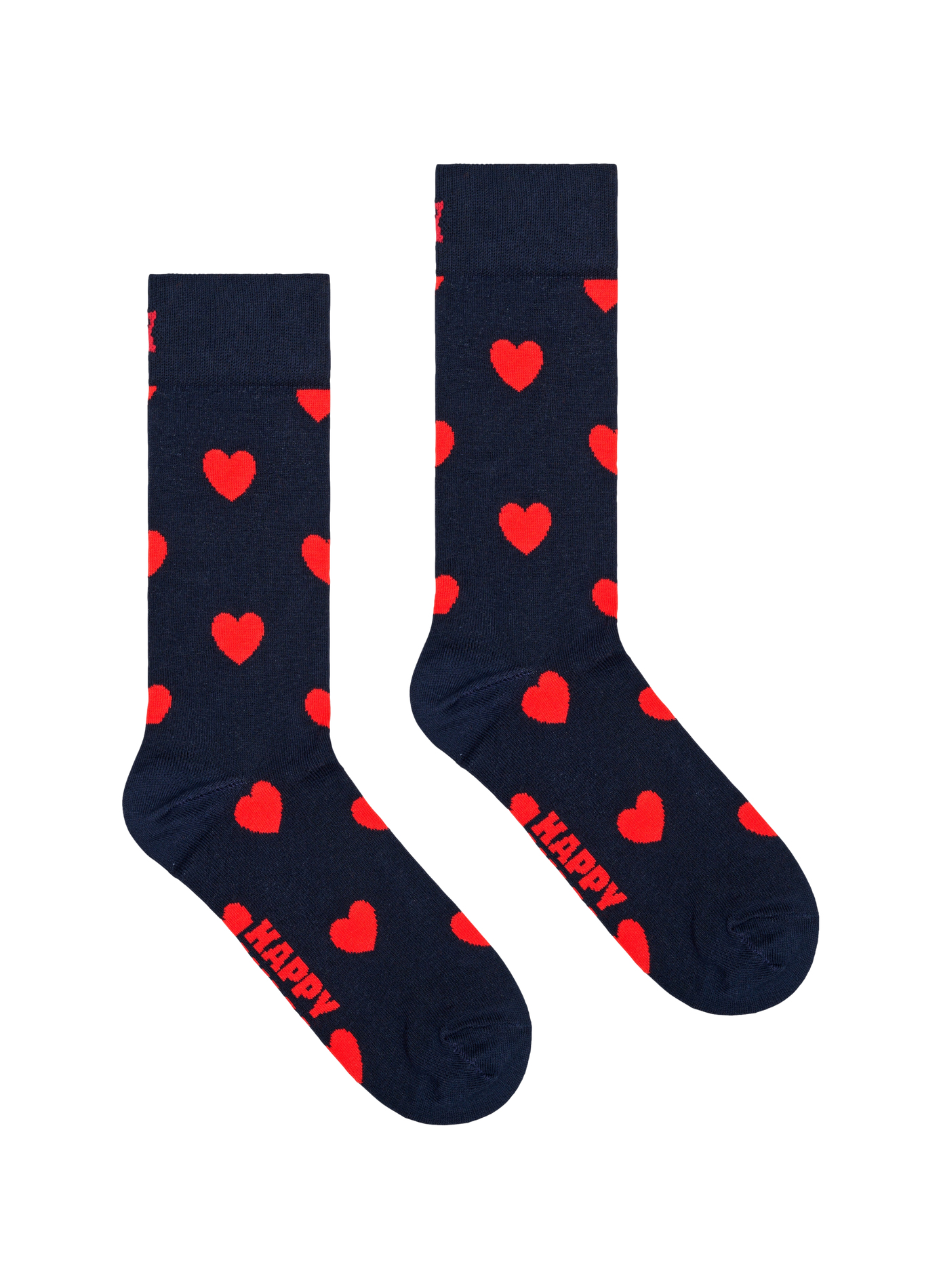 Calcetines con estampado de corazón en mezcla de algodón HAPPY SOCKS Multicolor