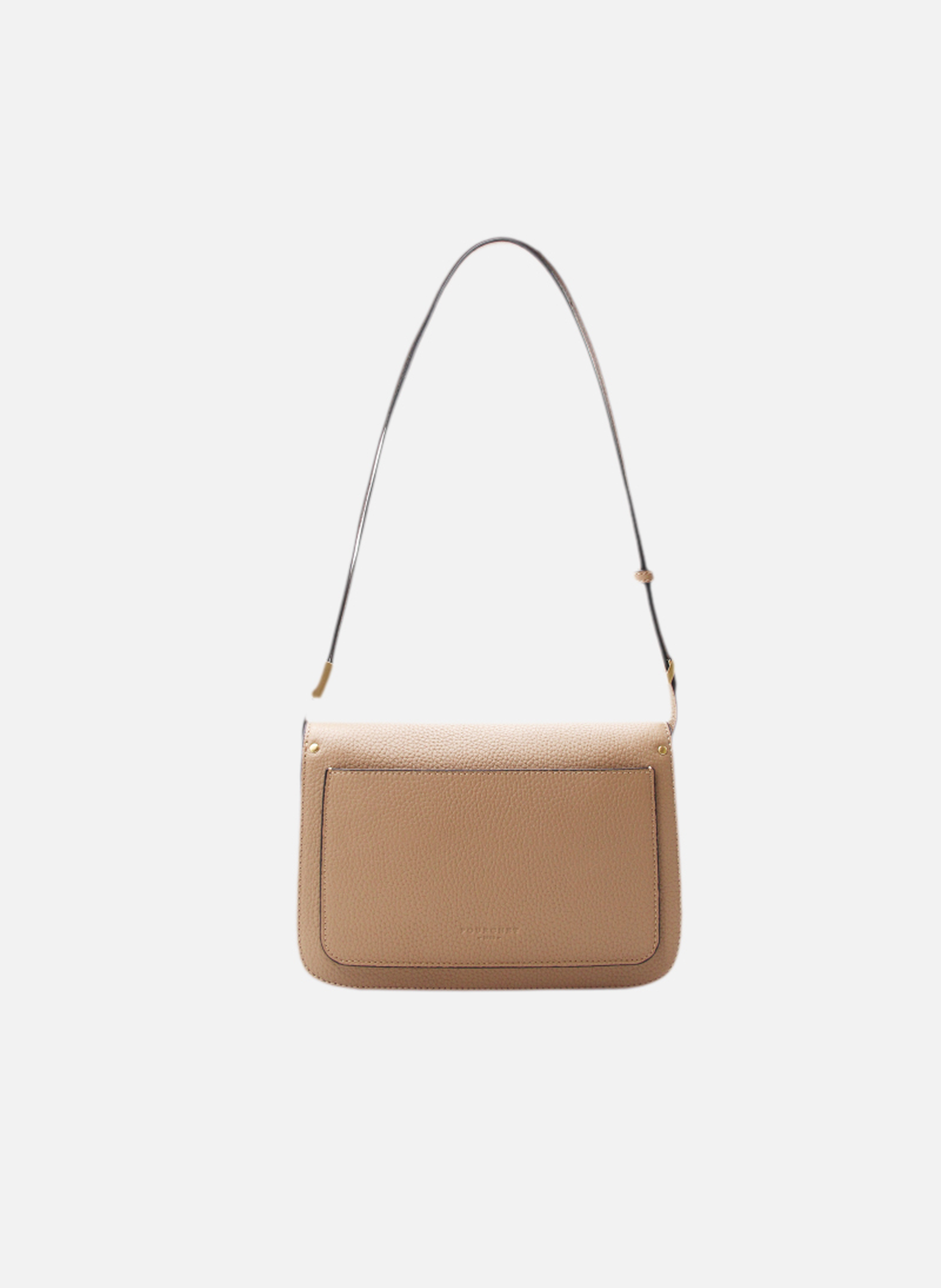 Auteuil | sac porté travers gm en cuir de vachette POURCHET Marron