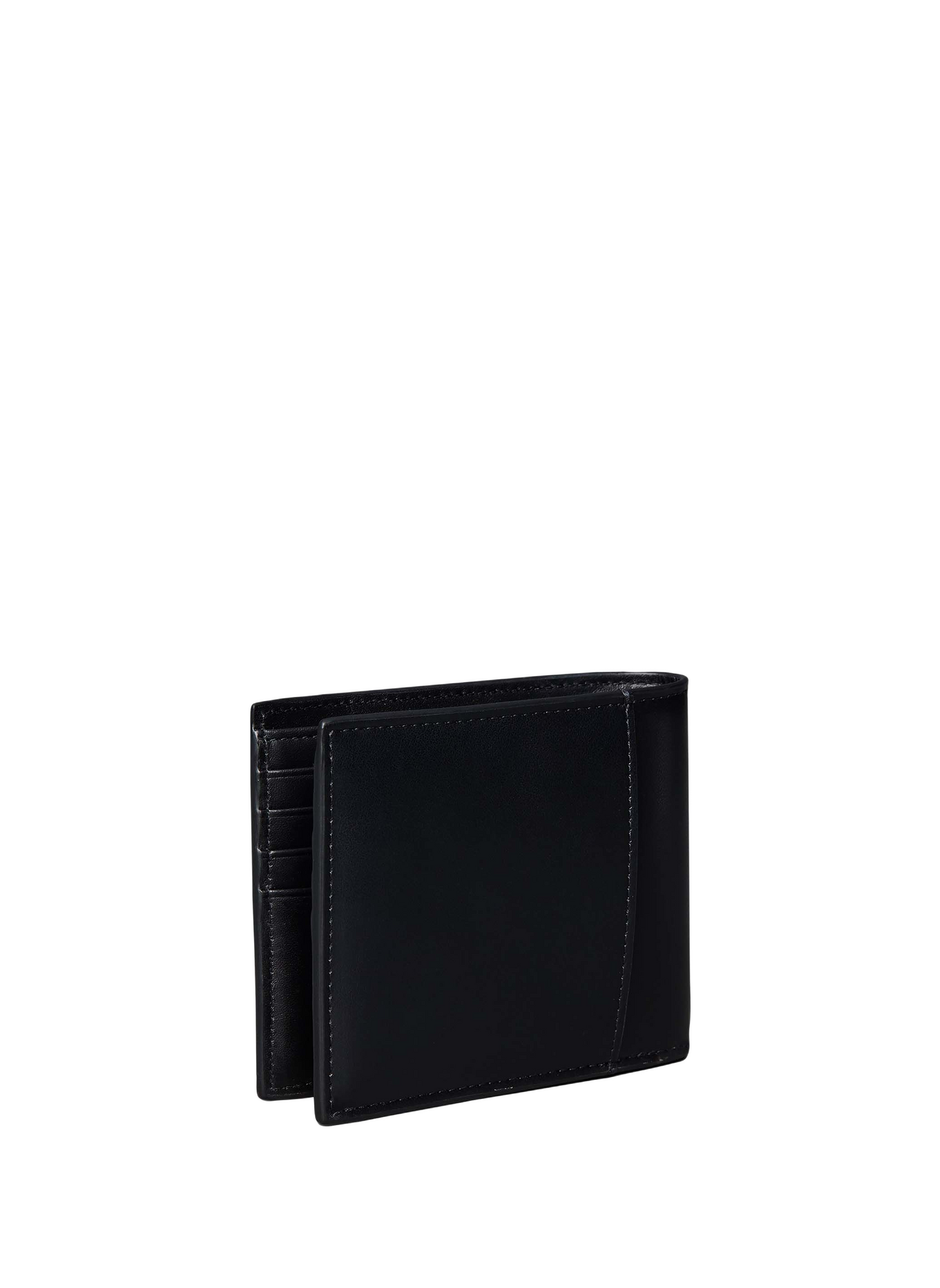 Porte-monnaire à rabat en cuir CALVIN KLEIN Noir