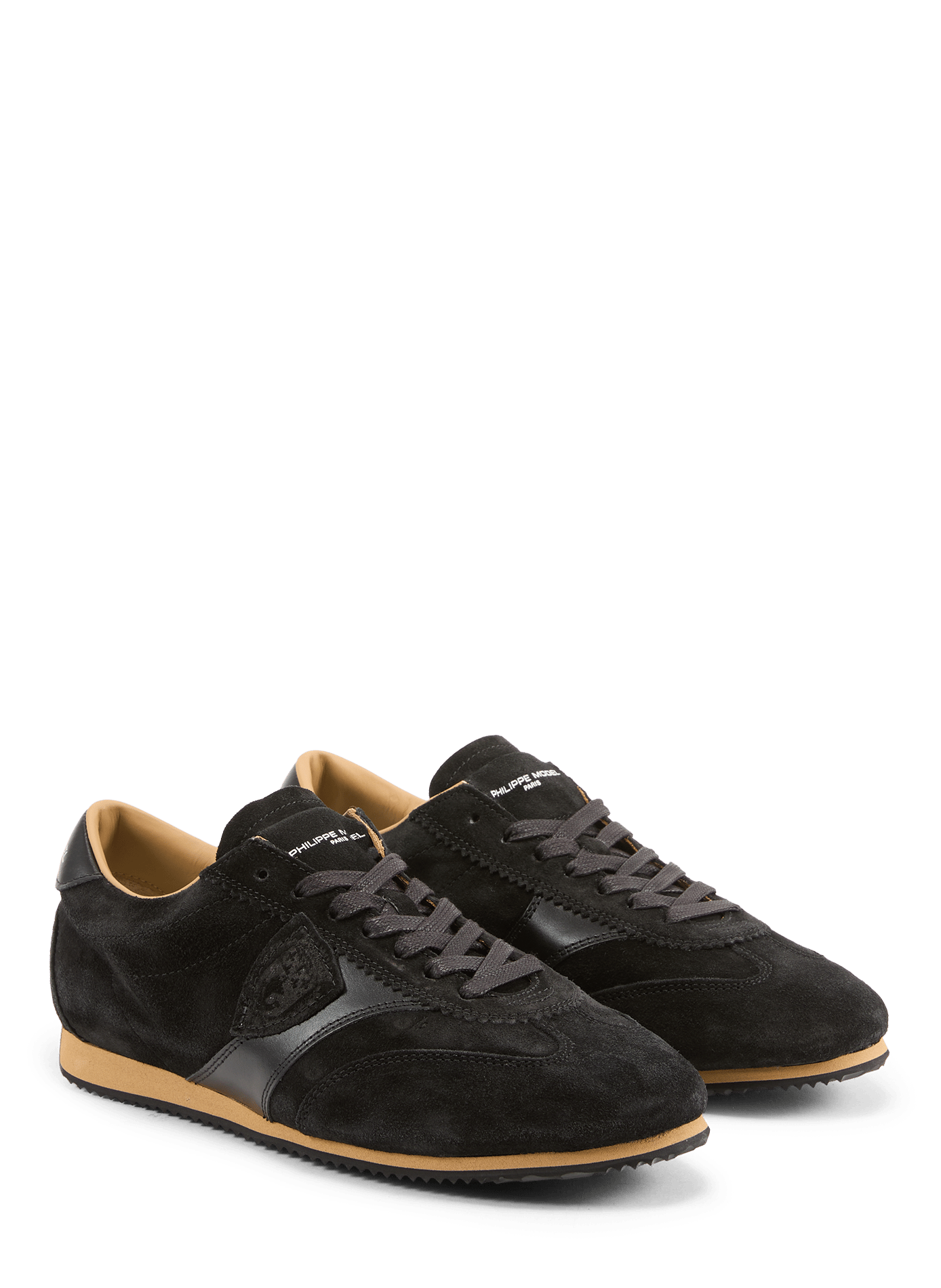 Baskets basses en cuir PHILIPPE MODEL Noir
