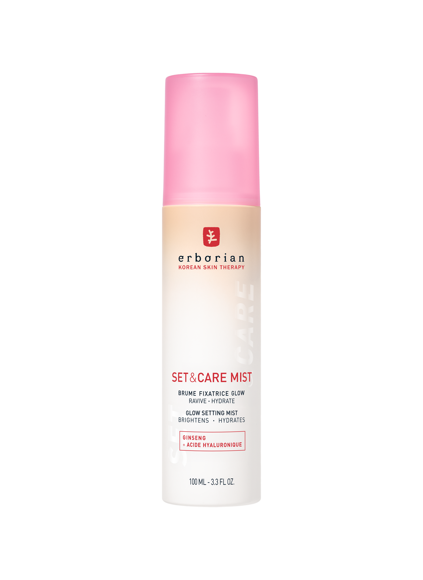 Set & Care Mist - Glow Fixing Mist: Revives and hydrates ERBORIAN No color