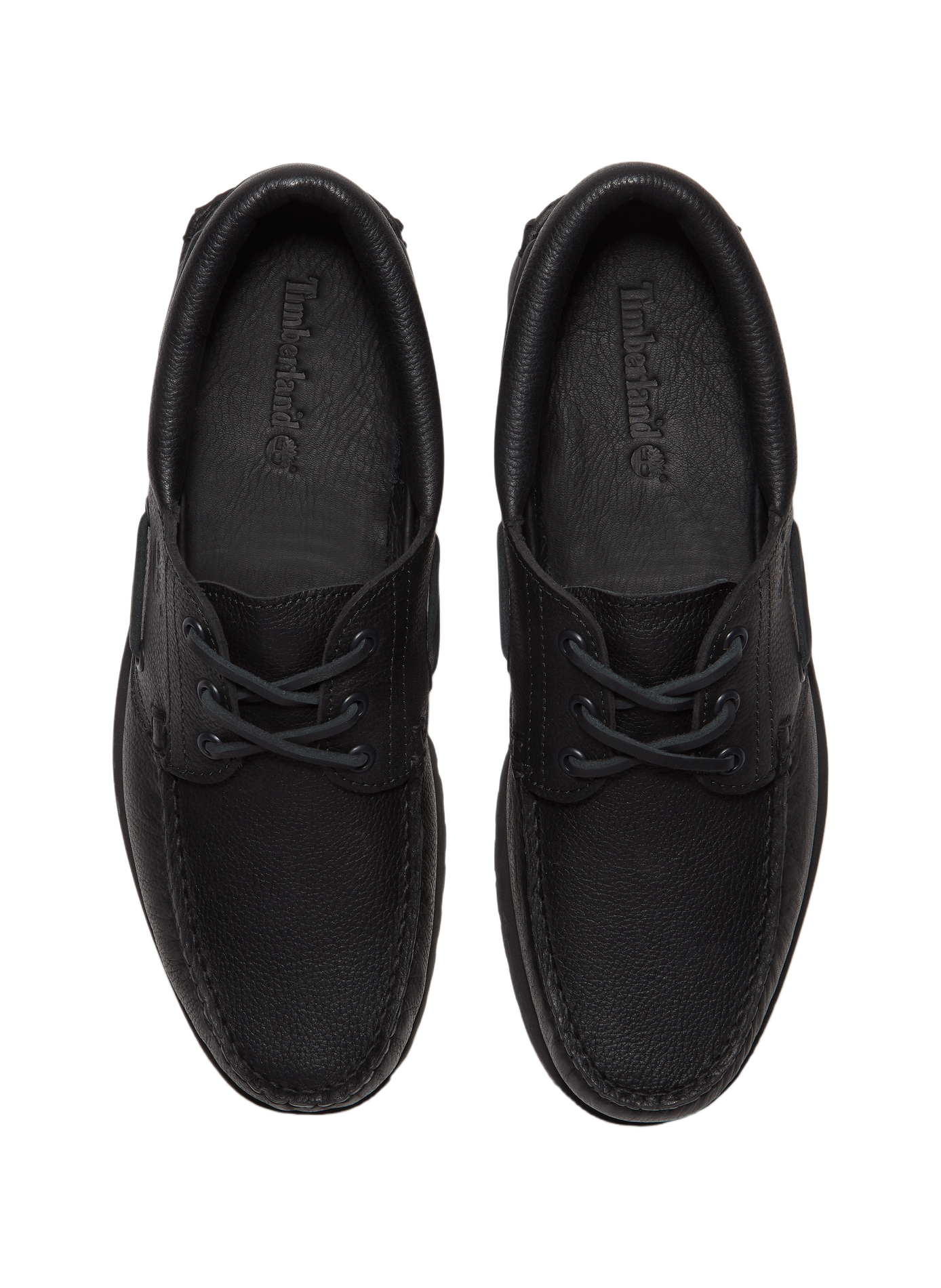 Scalloped leather loafers TIMBERLAND Black