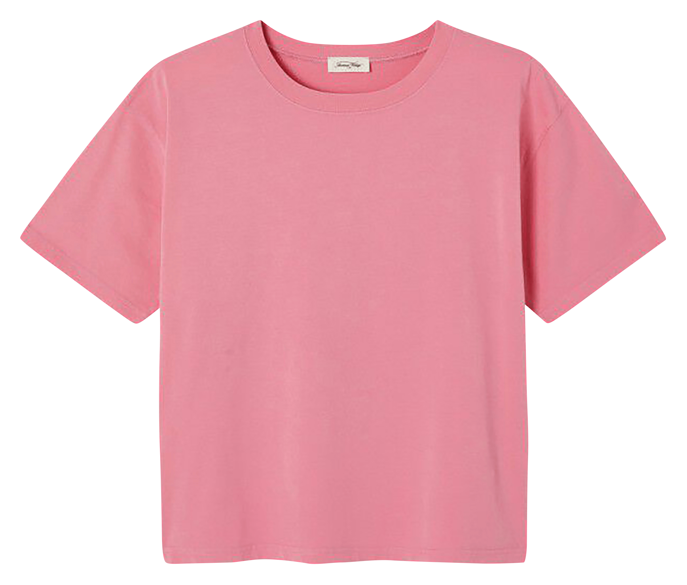 Tee-shirt ample col rond en coton fizvalley AMERICAN VINTAGE Rose