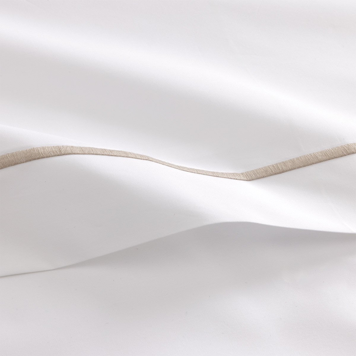 Drap plat en percale de coton, athéna YVES DELORME Gris
