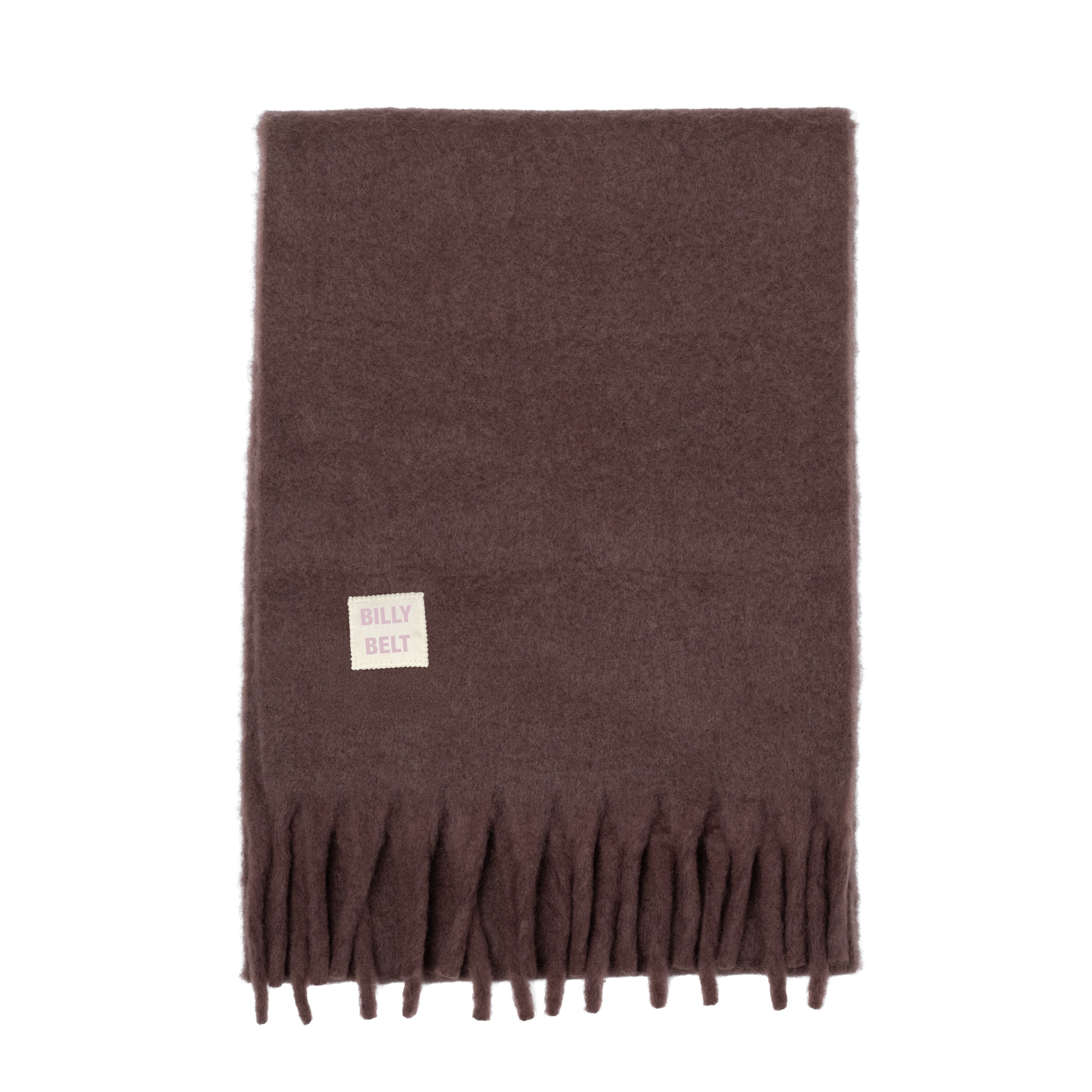 Echarpe en laine large BILLYBELT Marron