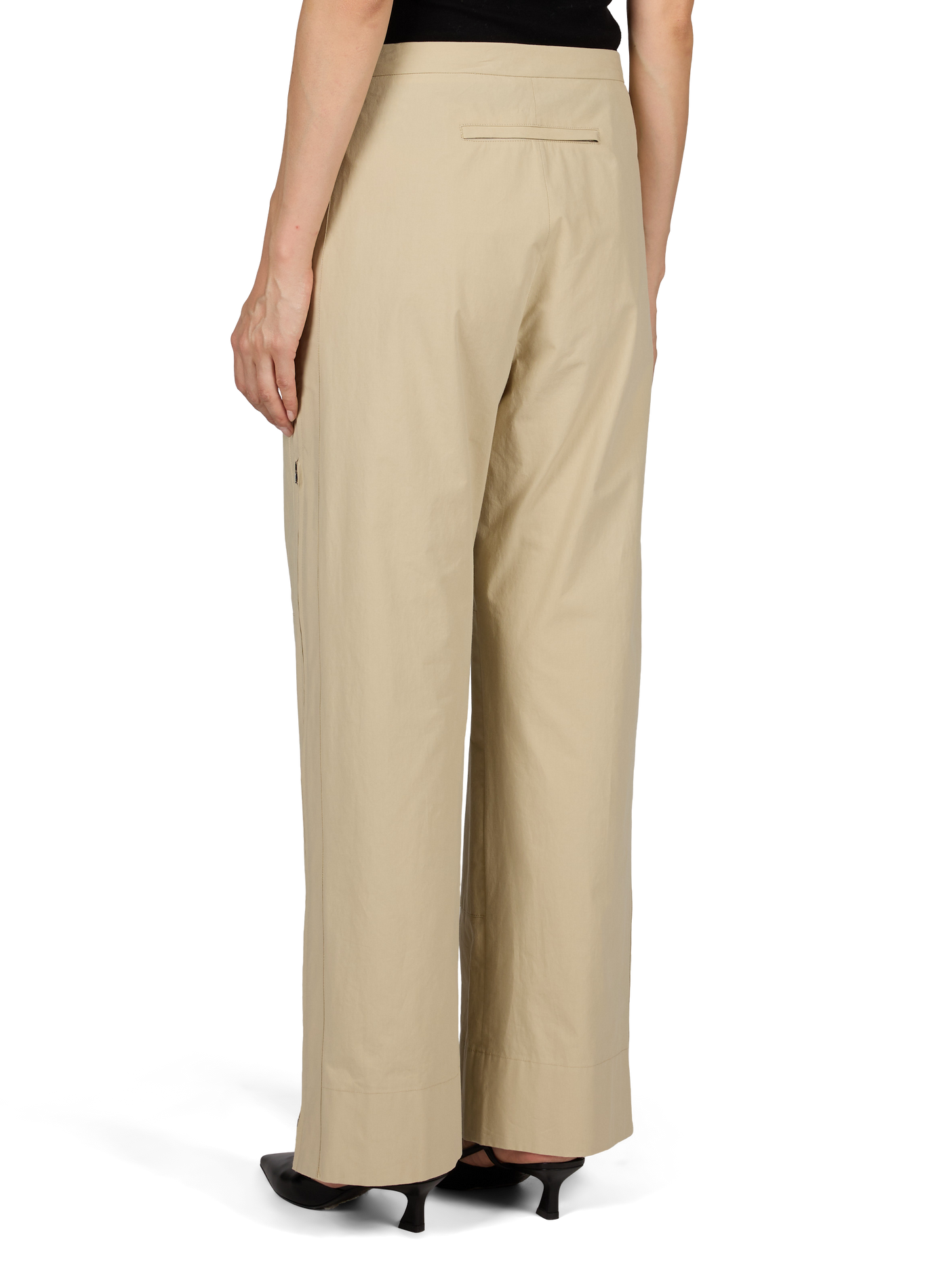Straight cotton trousers  CALVIN KLEIN COLLECTION Beige