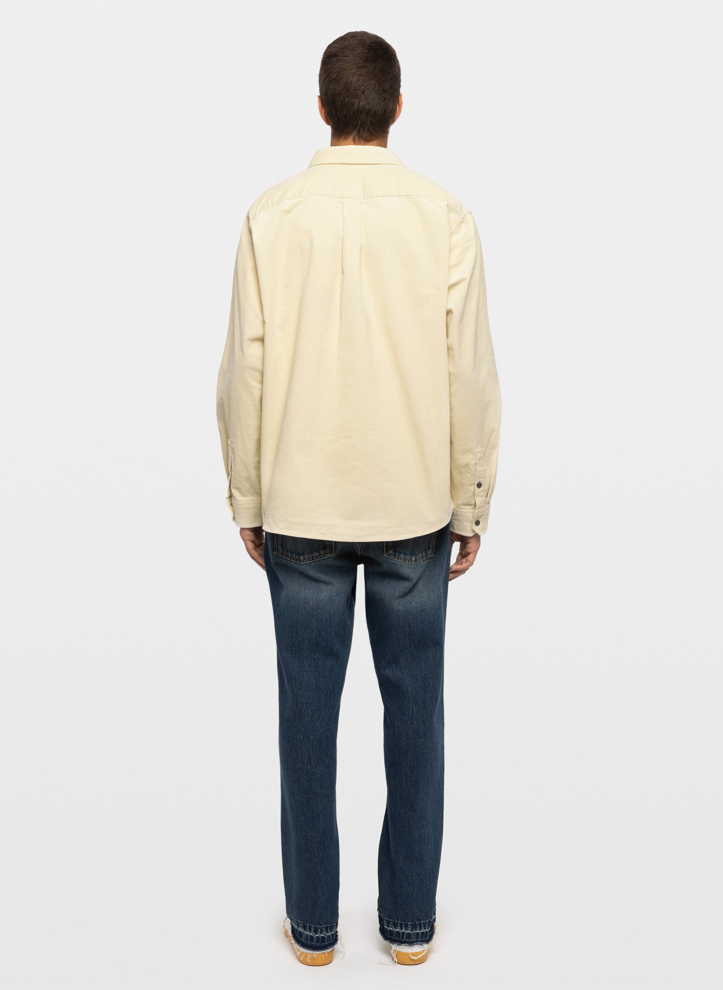 Surchemise droite col classique côtelée en coton mélangé simon ZADIG&VOLTAIRE Beige