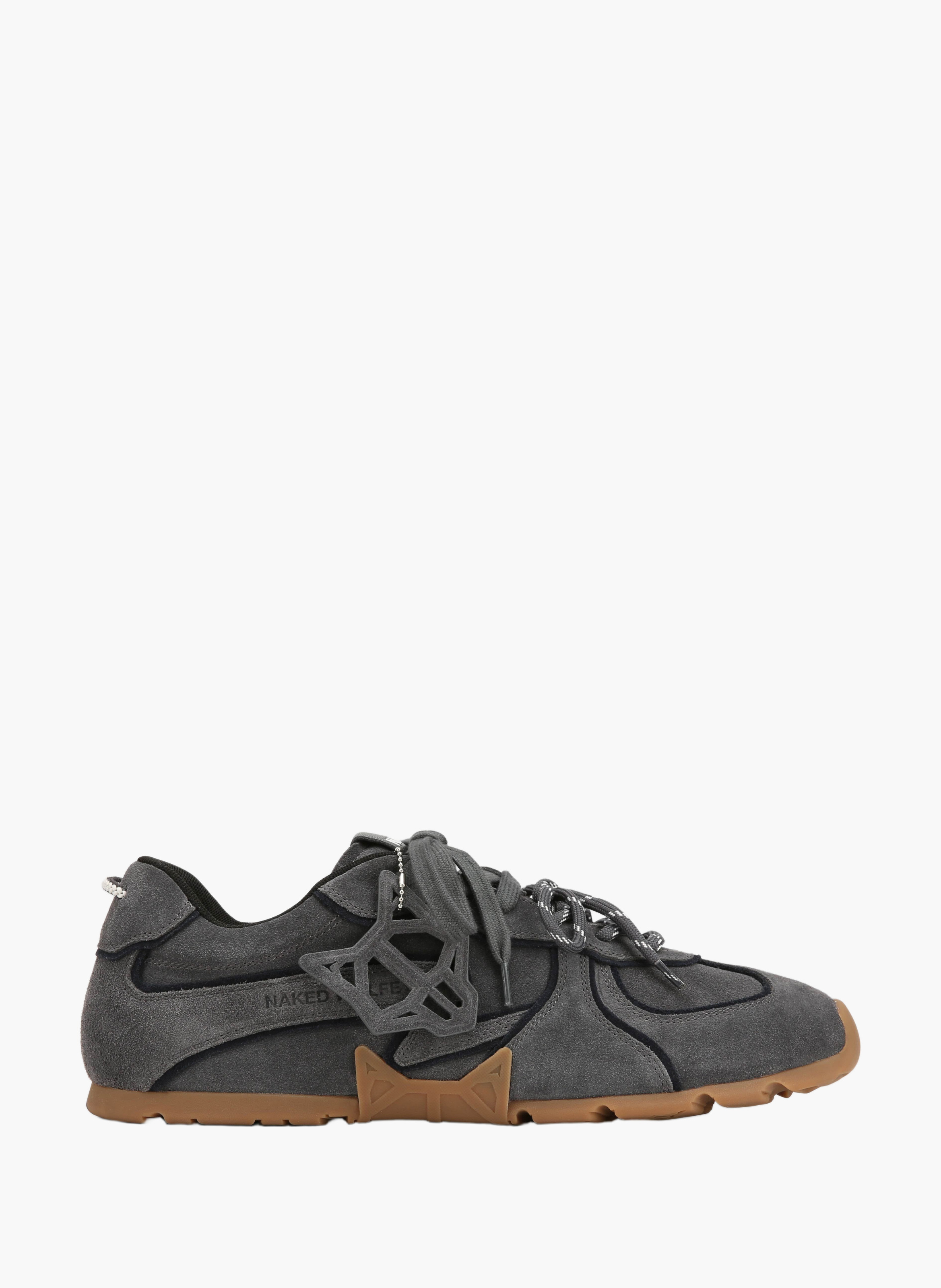 Baskets ace m en daim NAKED WOLFE Gris