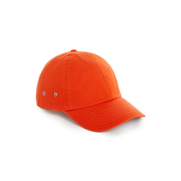 Saison Cotton Canvas Baseball Cap In Orange