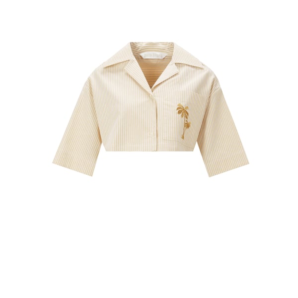 Chemise courte en coton