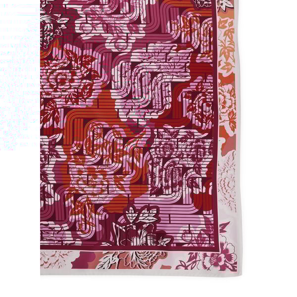 Foulard à imprimé en soie