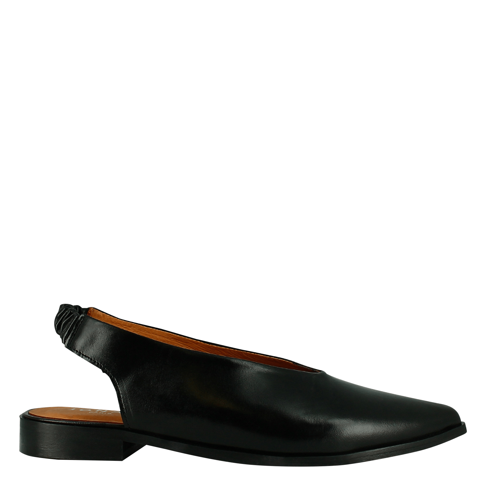 Ballerines en cuir acajou JONAK Noir