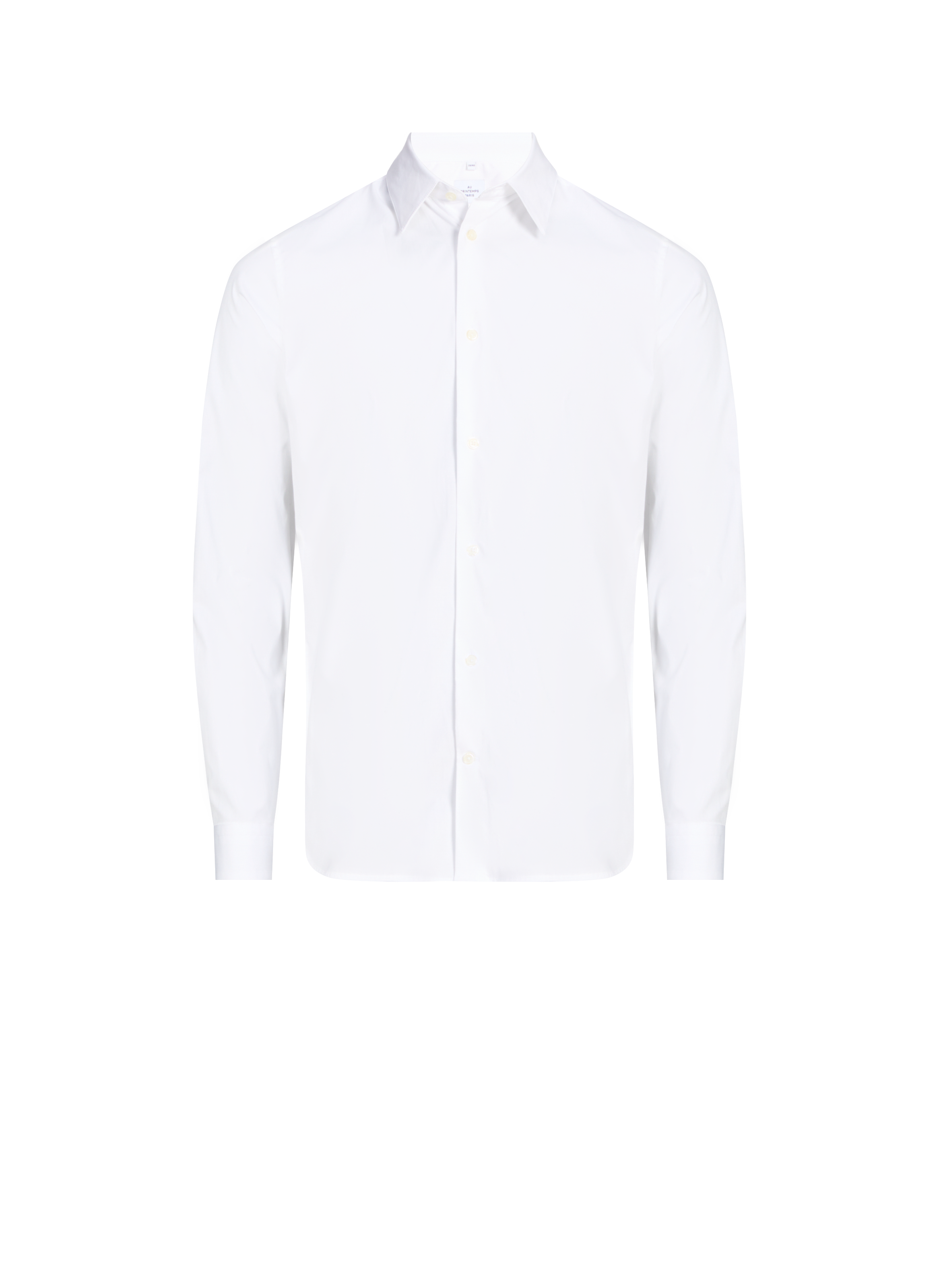 AU PRINTEMPS PARIS Cotton poplin shirt White